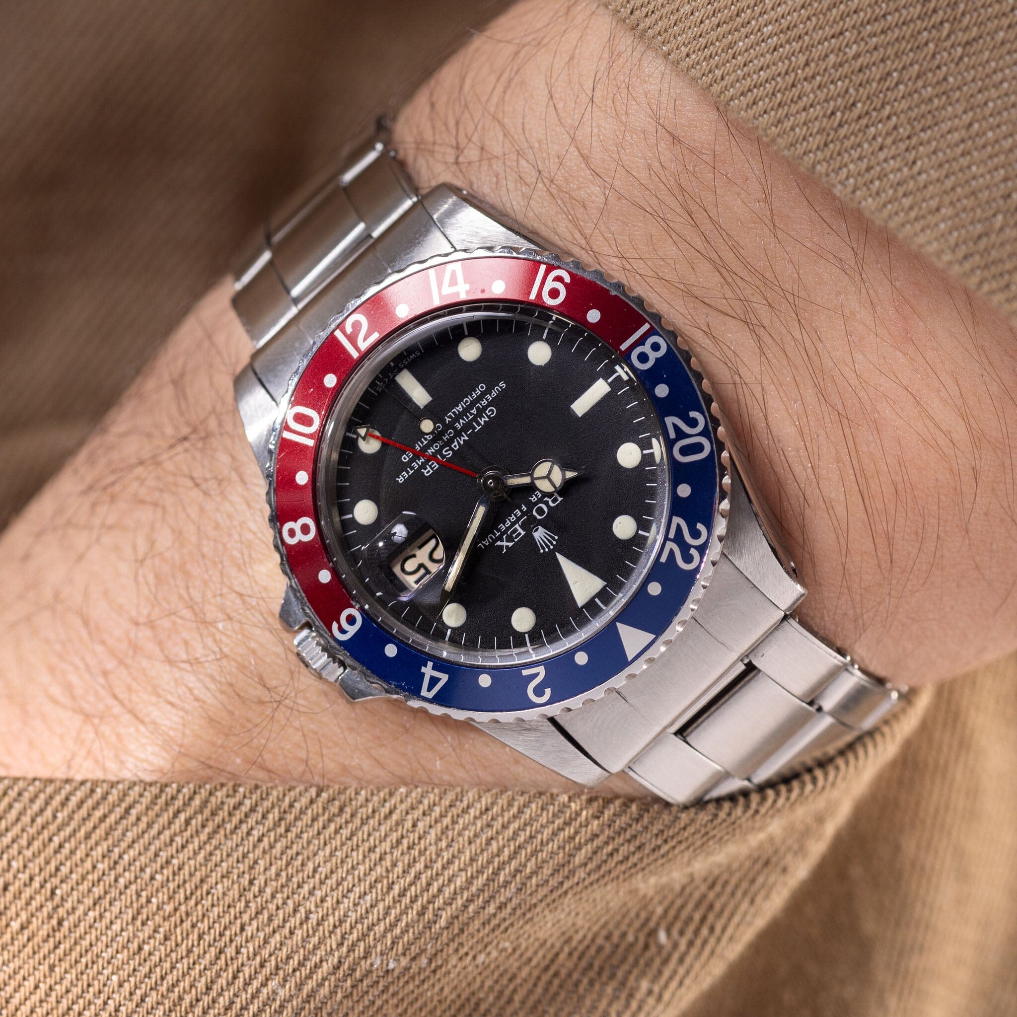 Rolex GMT Master 1675 Mk0 Zinc Sulfide Matte Dial