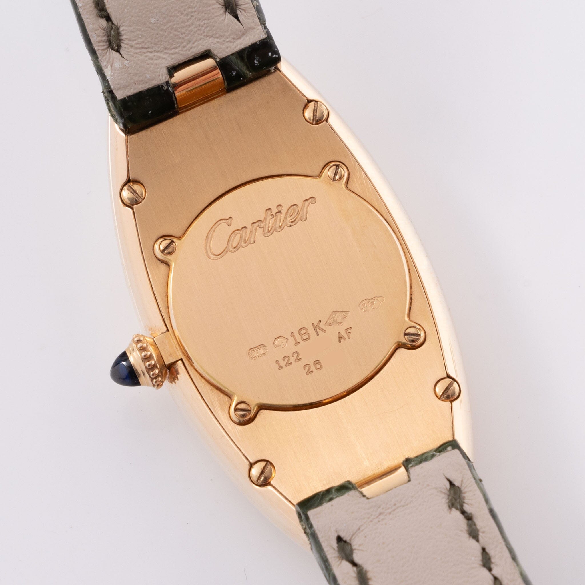 Cartier Baignoire Allongée in 18kt Pink Gold Box and Papers Ref 2606