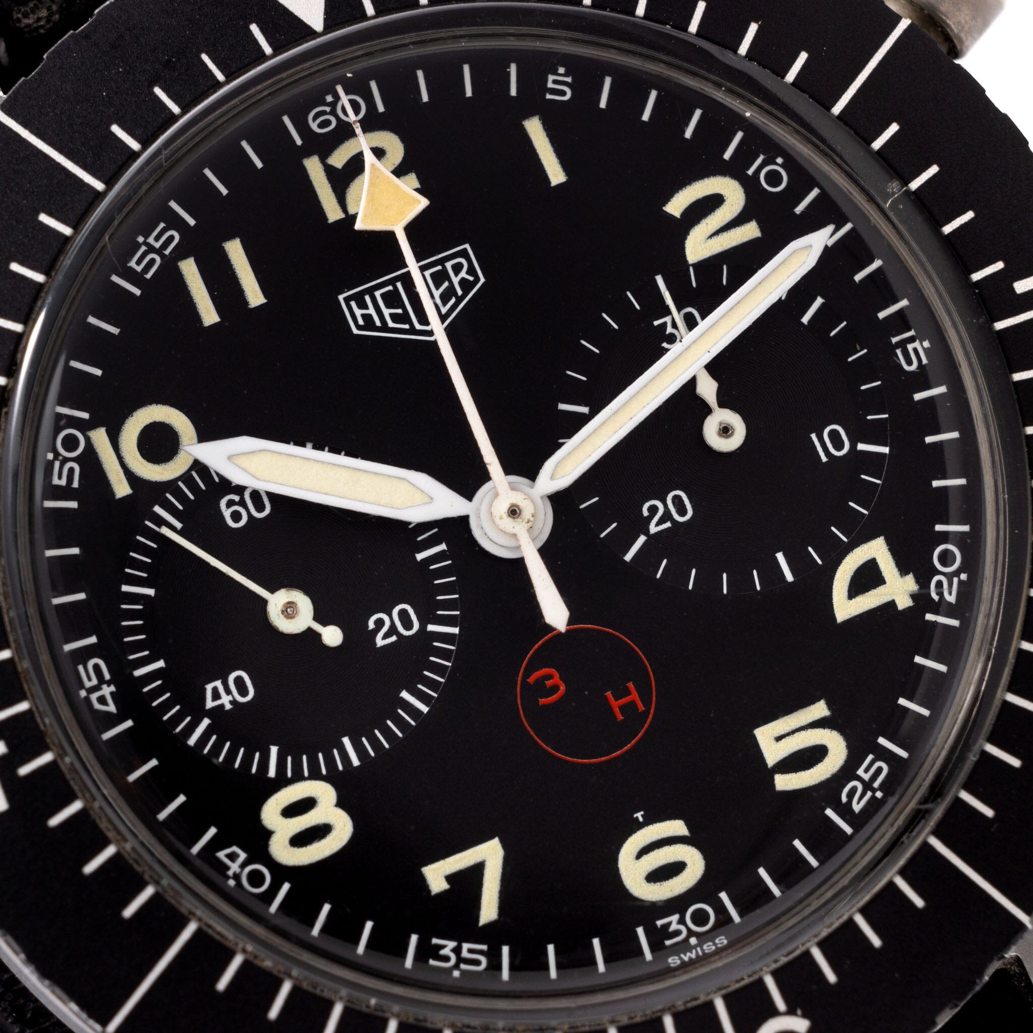 Heuer Chronograph Bundeswehr Issued Ref 1550SG