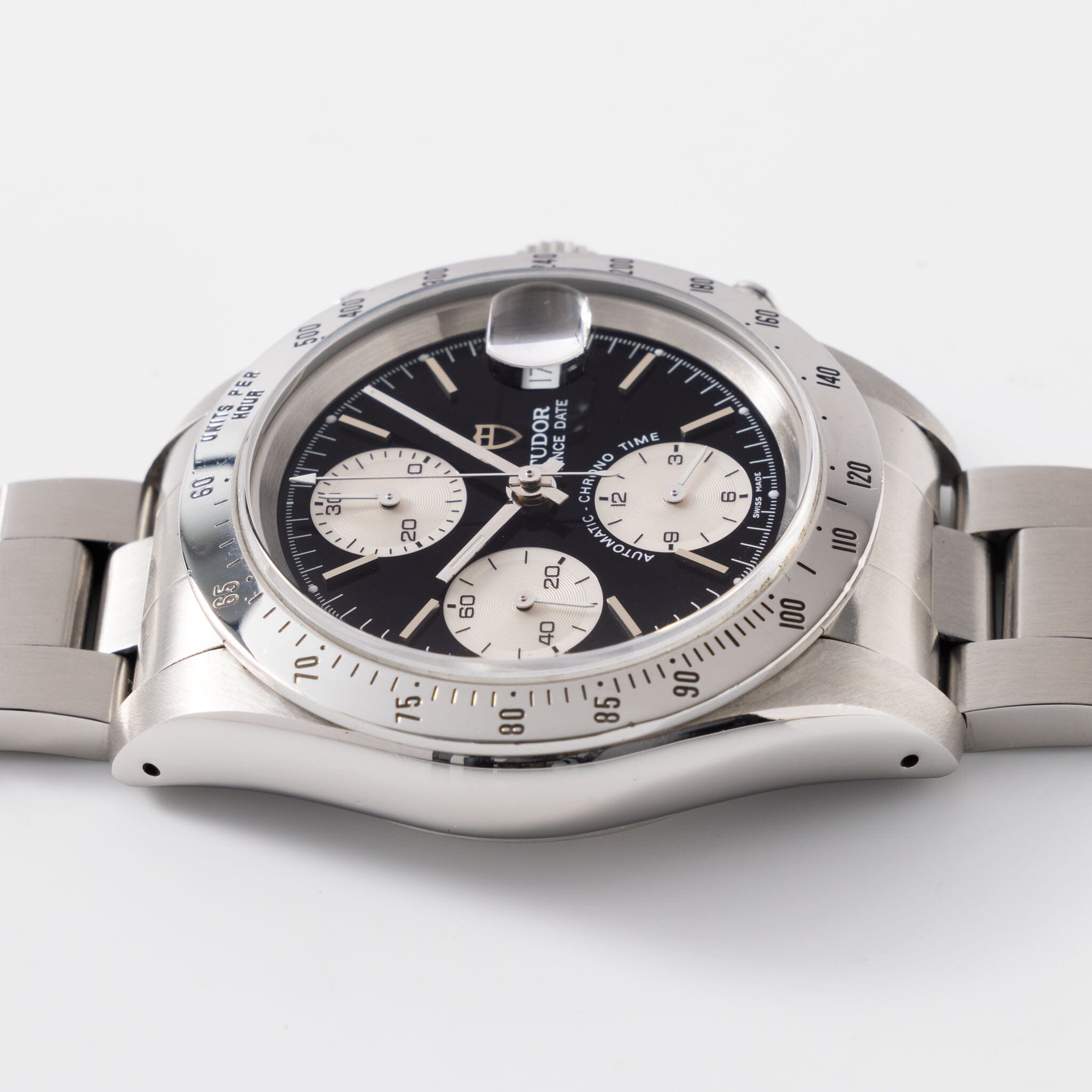 Tudor Prince Date Chronograph Black Dial Ref 79280