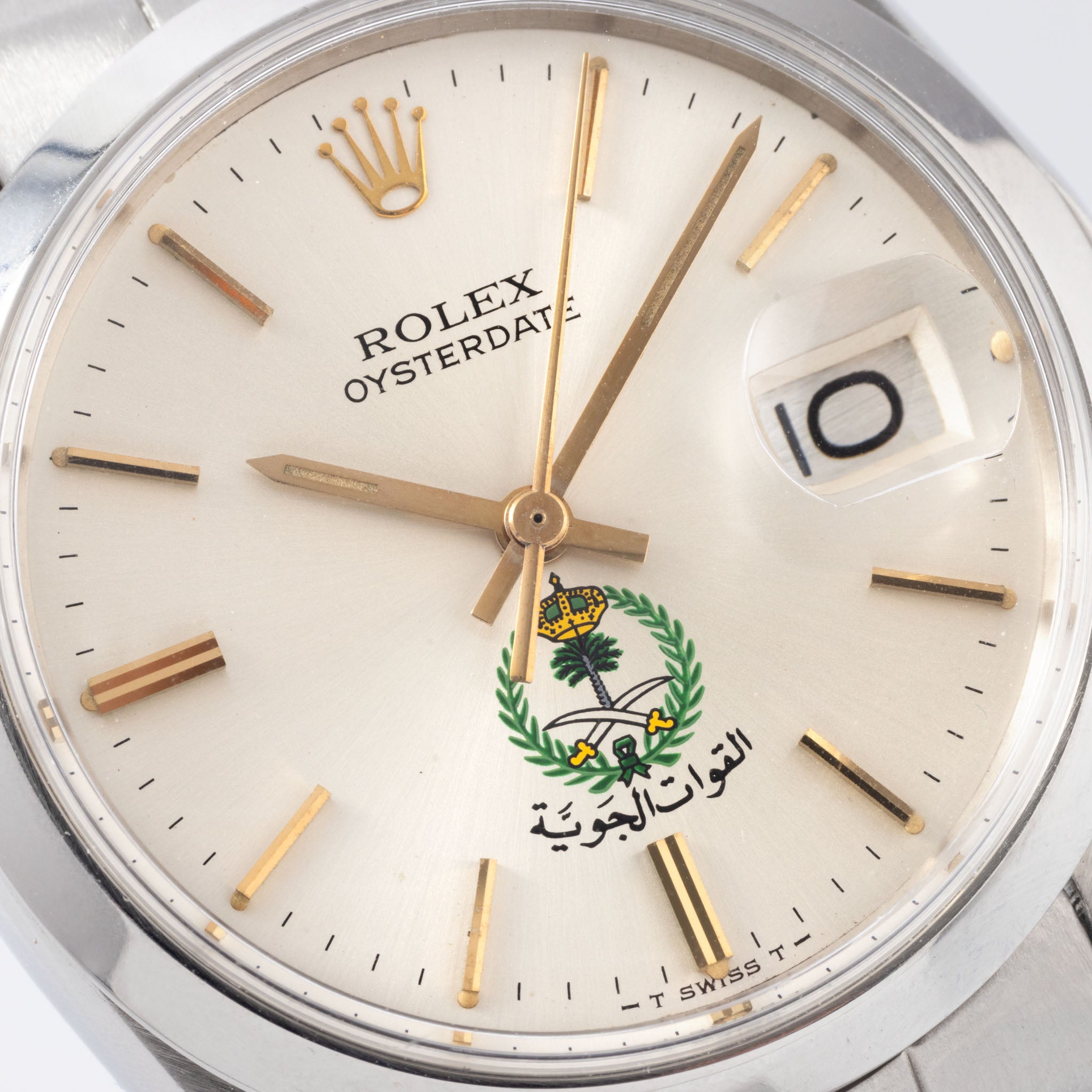 Rolex Oysterdate Precision Royal Saudi Armed Forces Dial Ref 6694