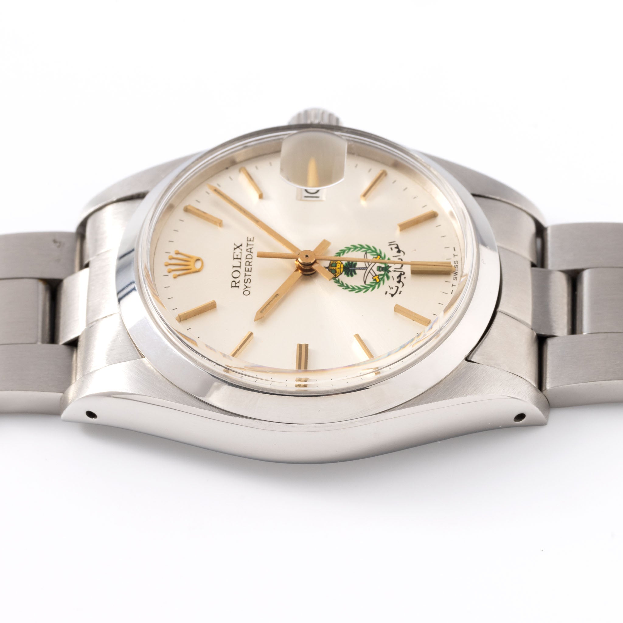 Rolex Oysterdate Precision Royal Saudi Armed Forces Dial Ref 6694