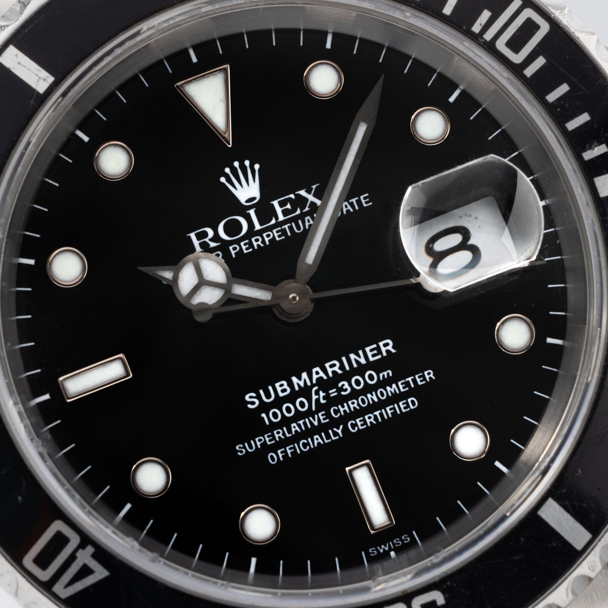 Rolex Submariner Date Swiss Only Dial Ref 16610