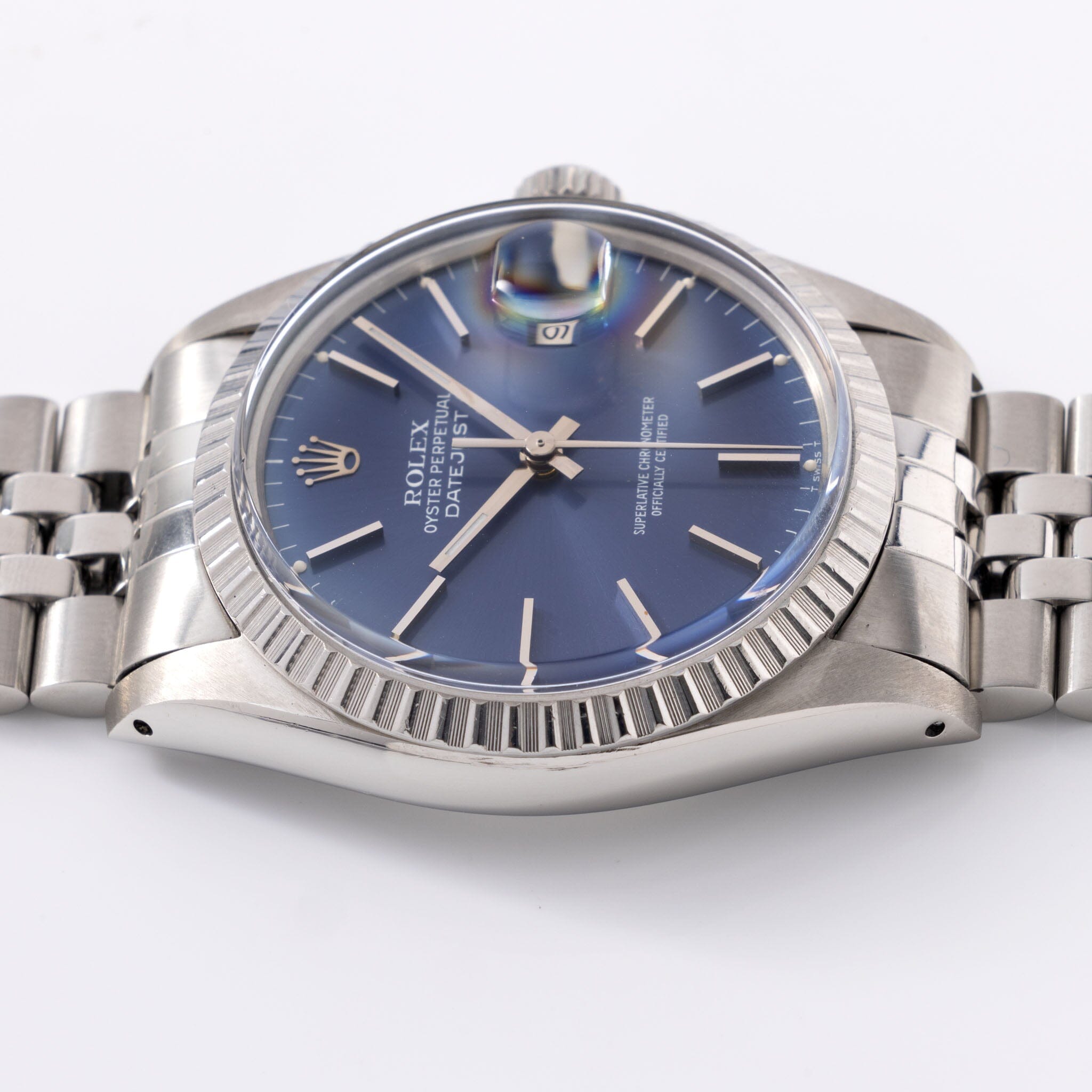Rolex Datejust Blue Dial Ref 16030