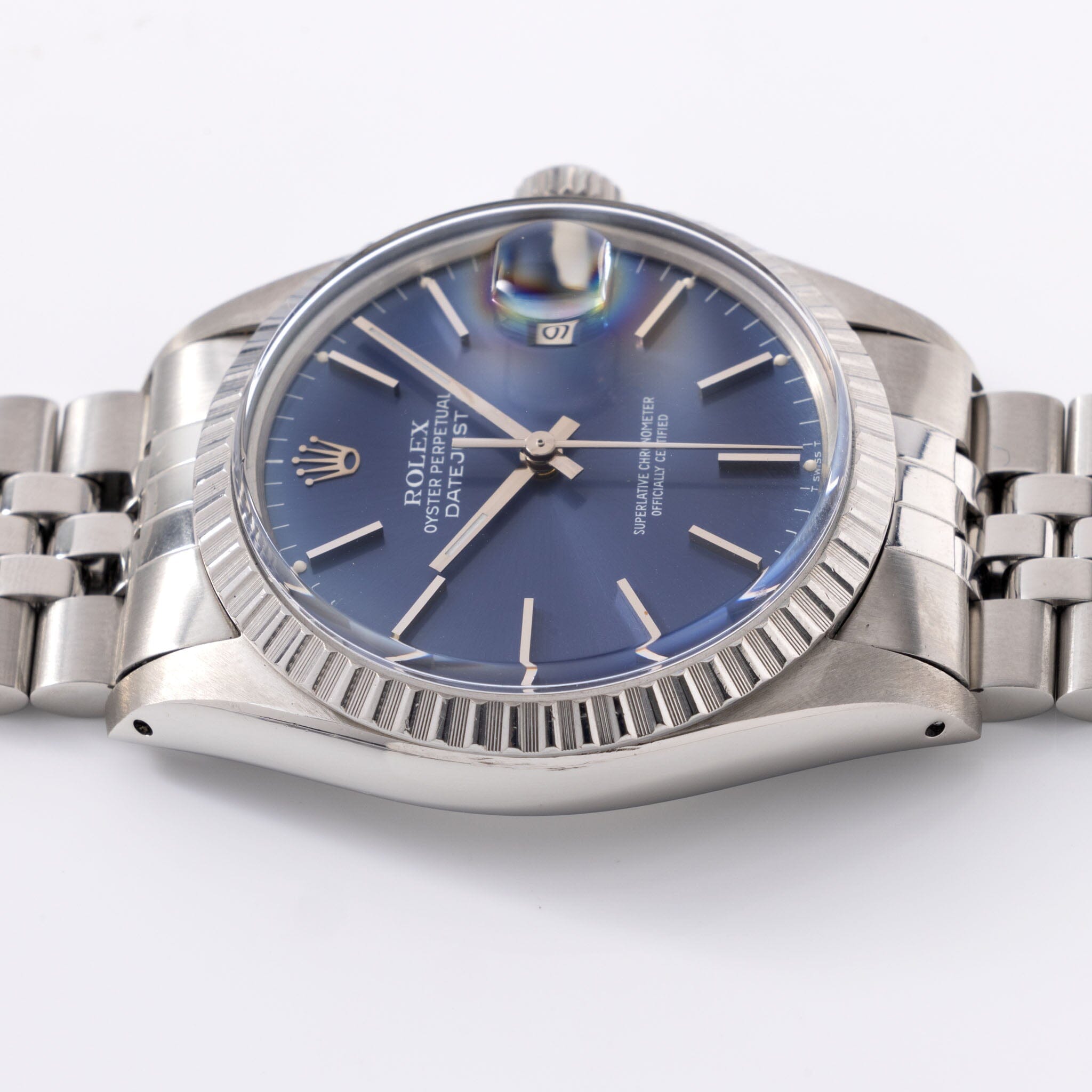 Rolex Datejust Blue Dial Ref 16030