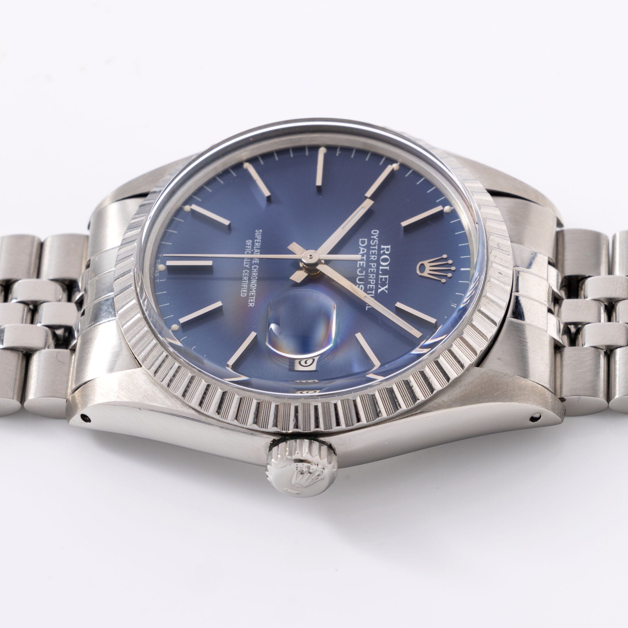 Rolex Datejust Blue Dial Ref 16030