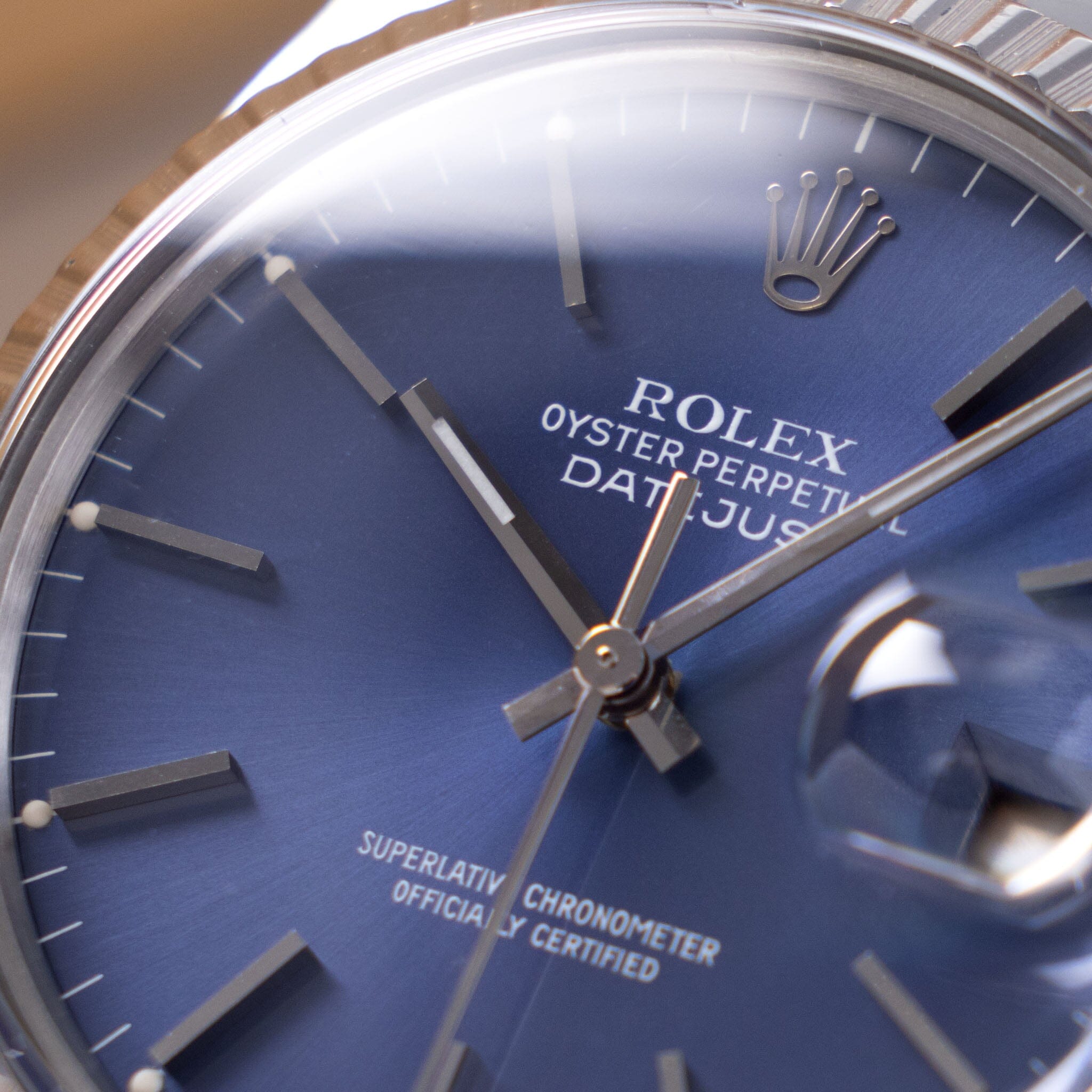 Rolex Datejust Blue Dial Ref 16030