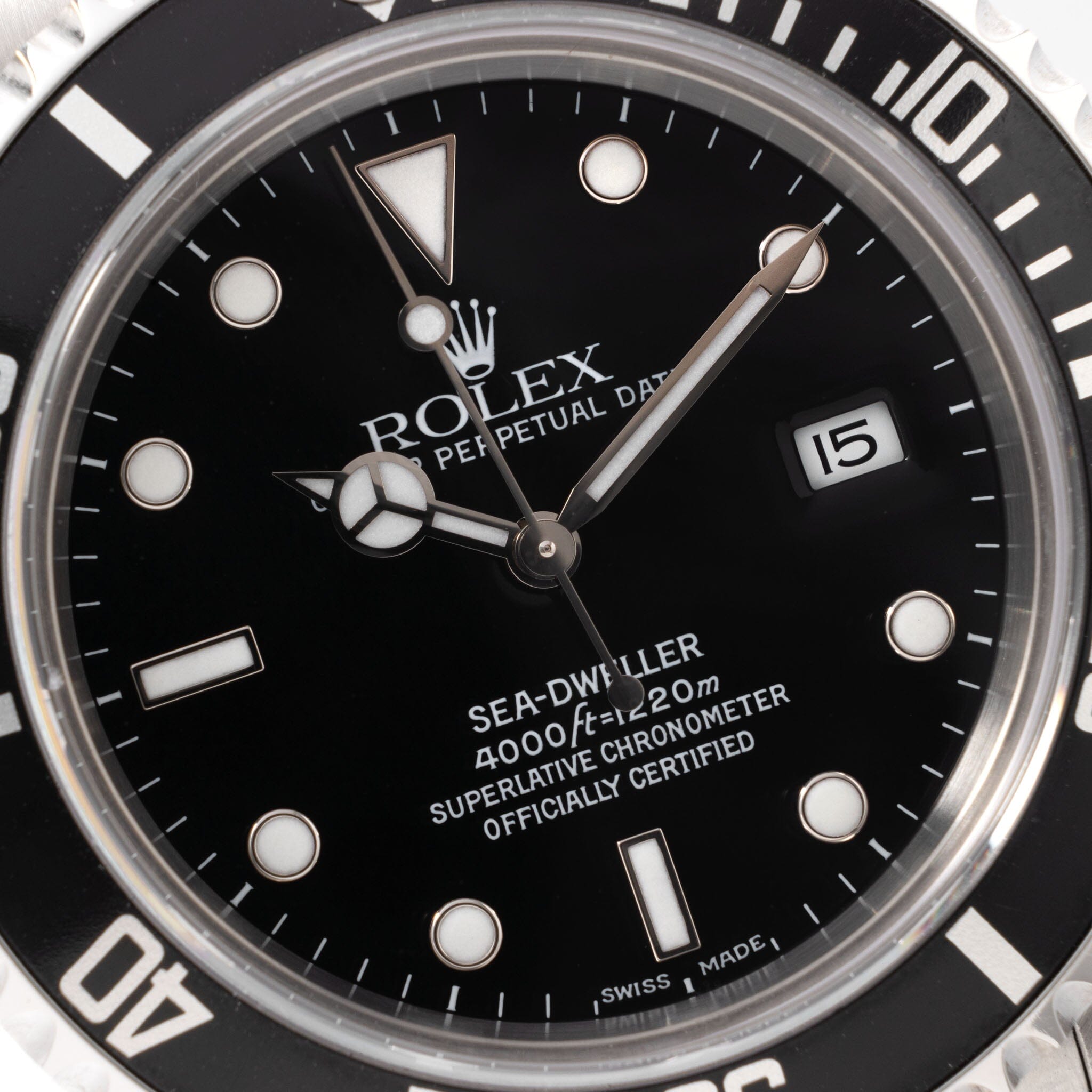 Rolex Seadweller Swiss Made Dial Ref 16600