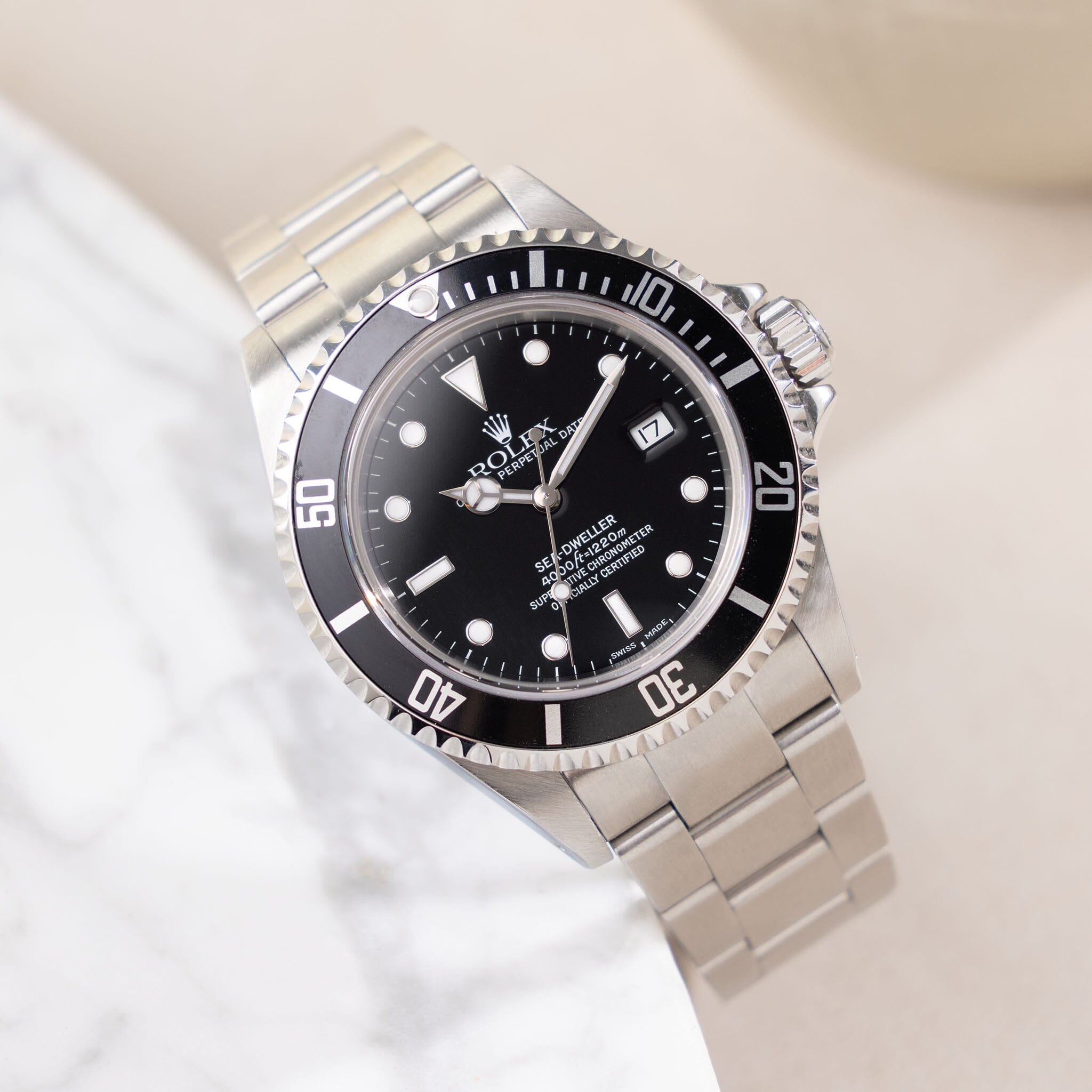 Rolex sea clearance dweller 16600 price