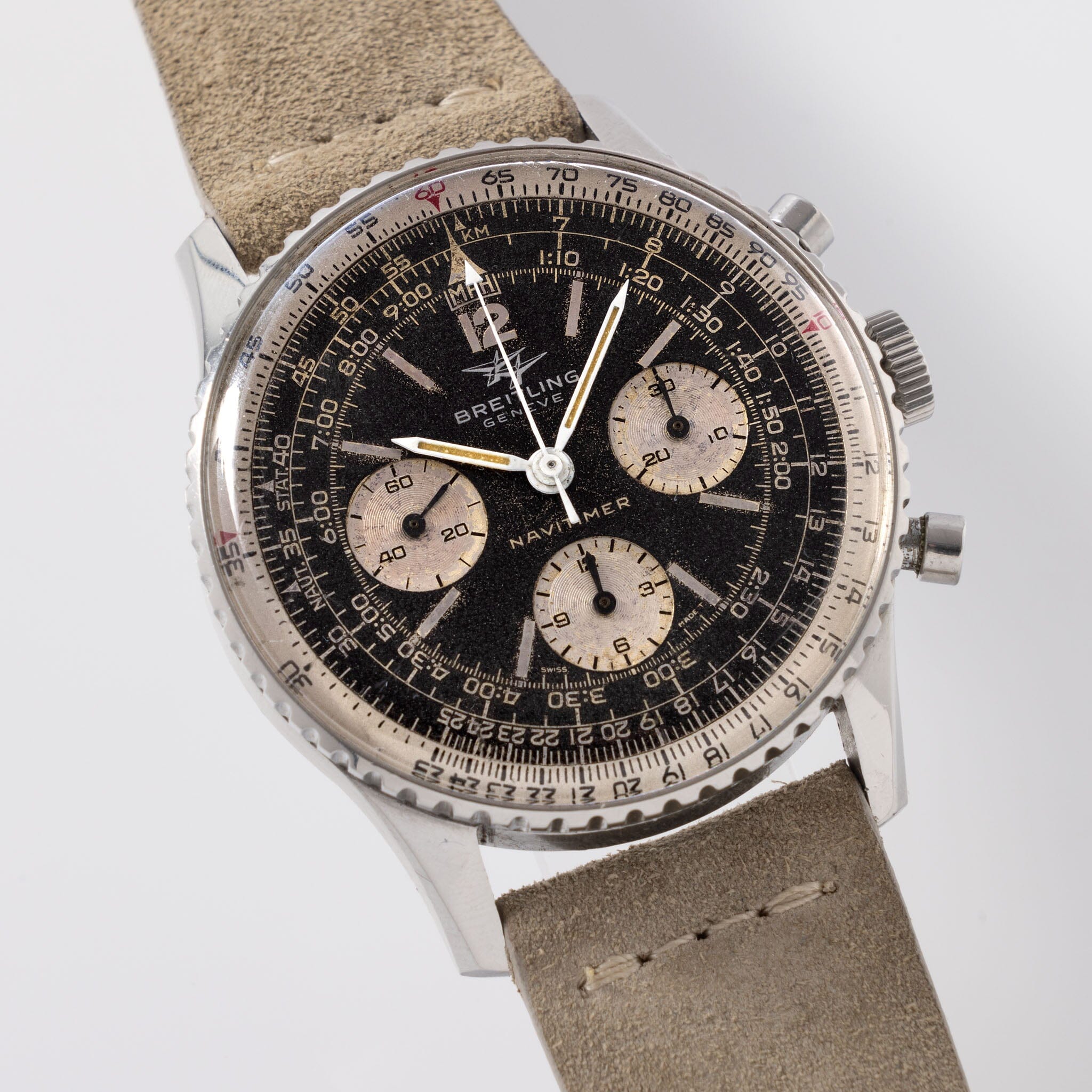 Breitling Navitimer Black Twin Jet Dial Ref 806