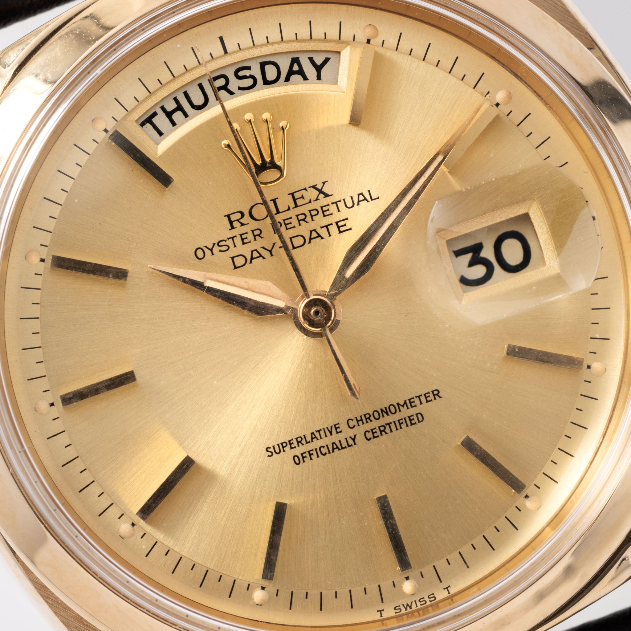 Rolex Day-Date Yellow Gold Champagne Dial Ref 1802