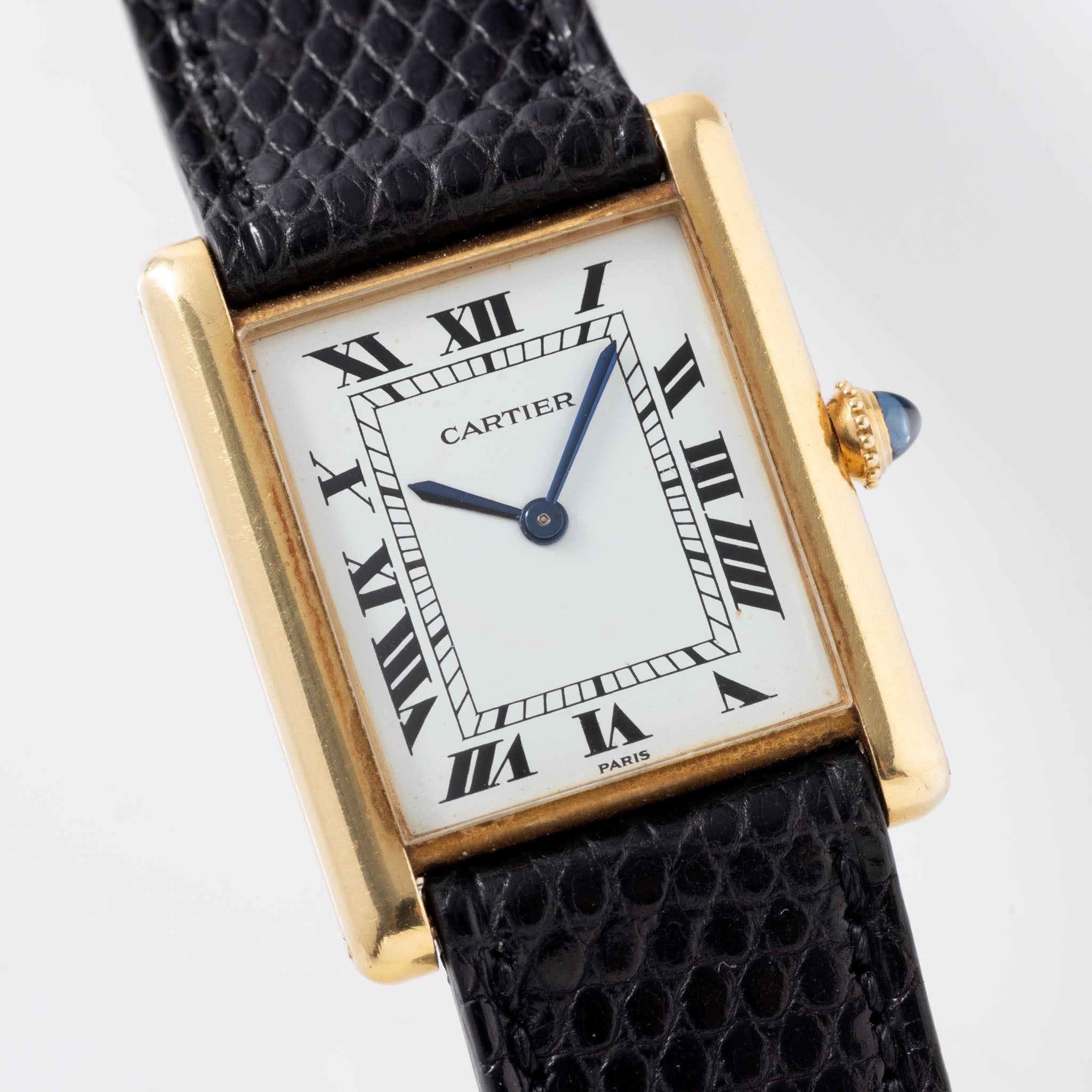 Cartier Paris Tank Louis 18kt Yellow Gold ‘Extra Plate’ early 70s