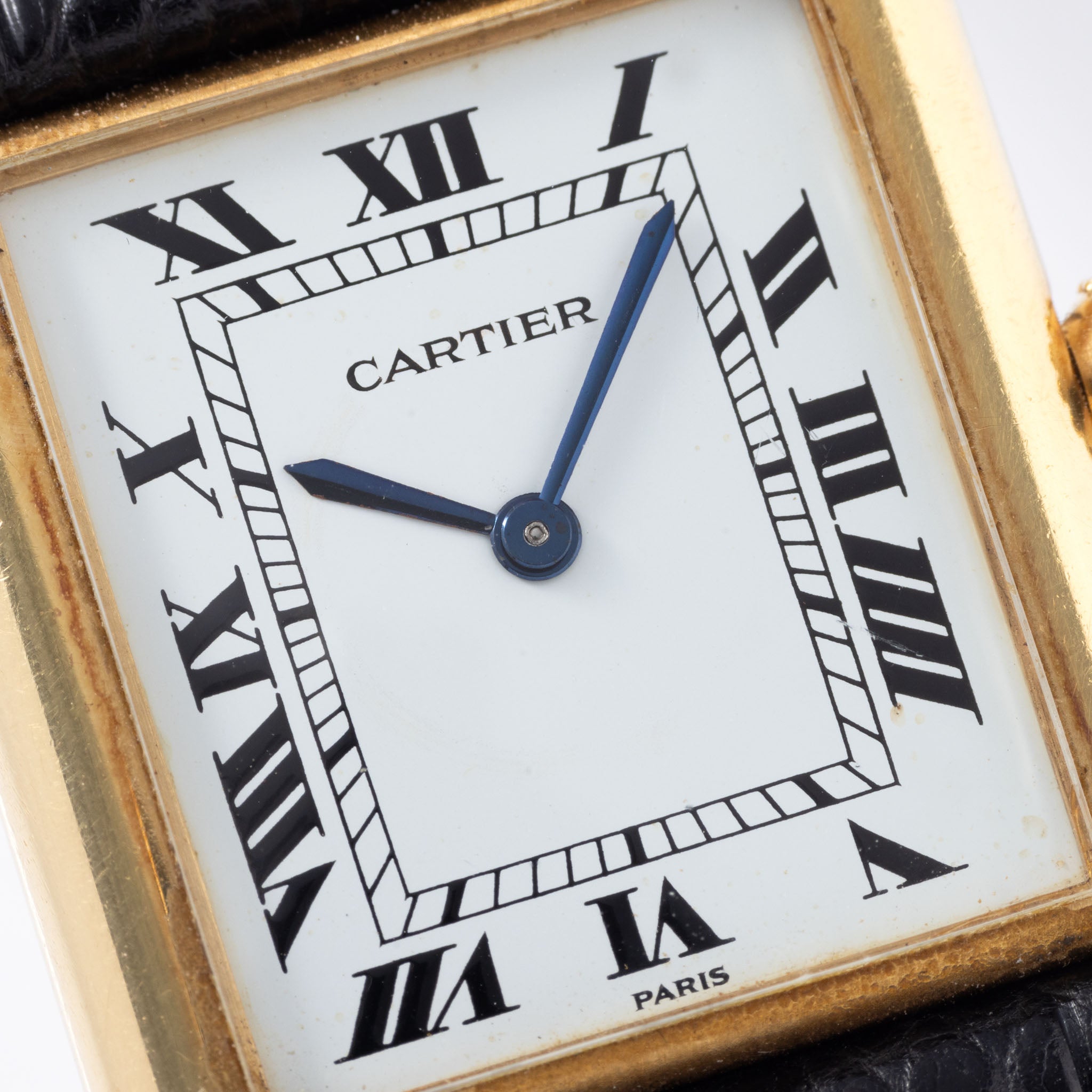 Cartier Paris Tank Louis 18kt Yellow Gold ‘Extra Plate’ early 70s