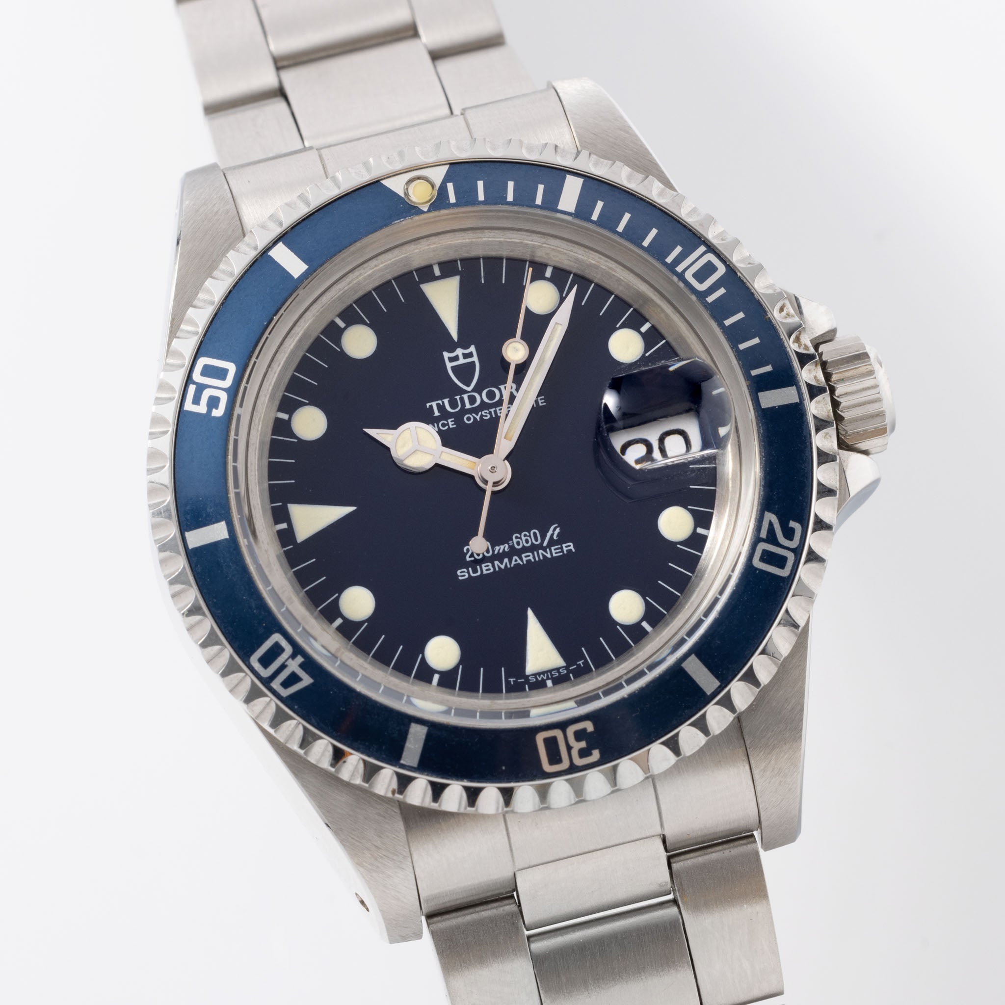 Tudor Submariner Date Blue Dial Box and Accessories Ref 79090