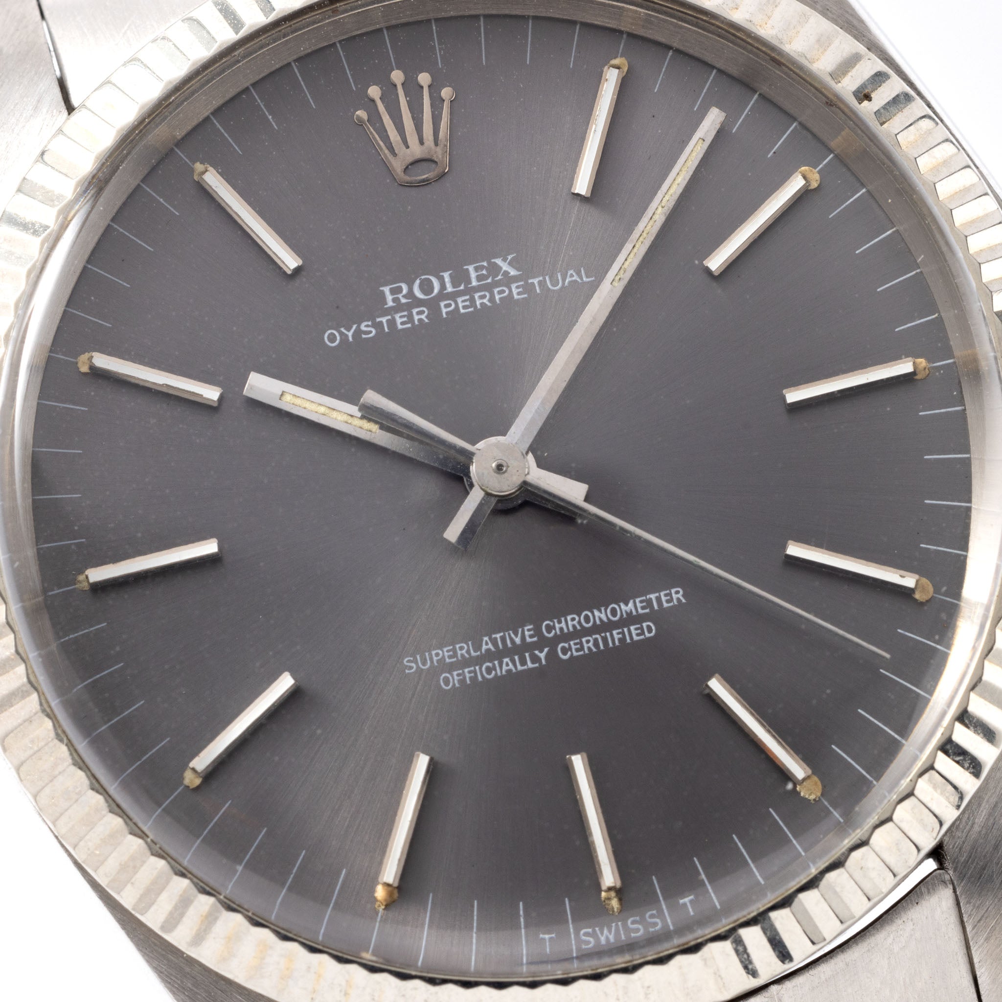 Rolex Oyster Perpetual Grey Dial "Upside down " Ref 1005