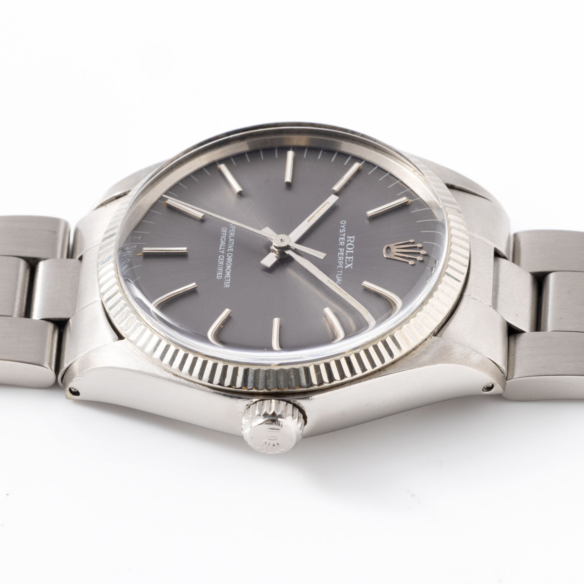 Rolex Oyster Perpetual Grey Dial "Upside down " Ref 1005