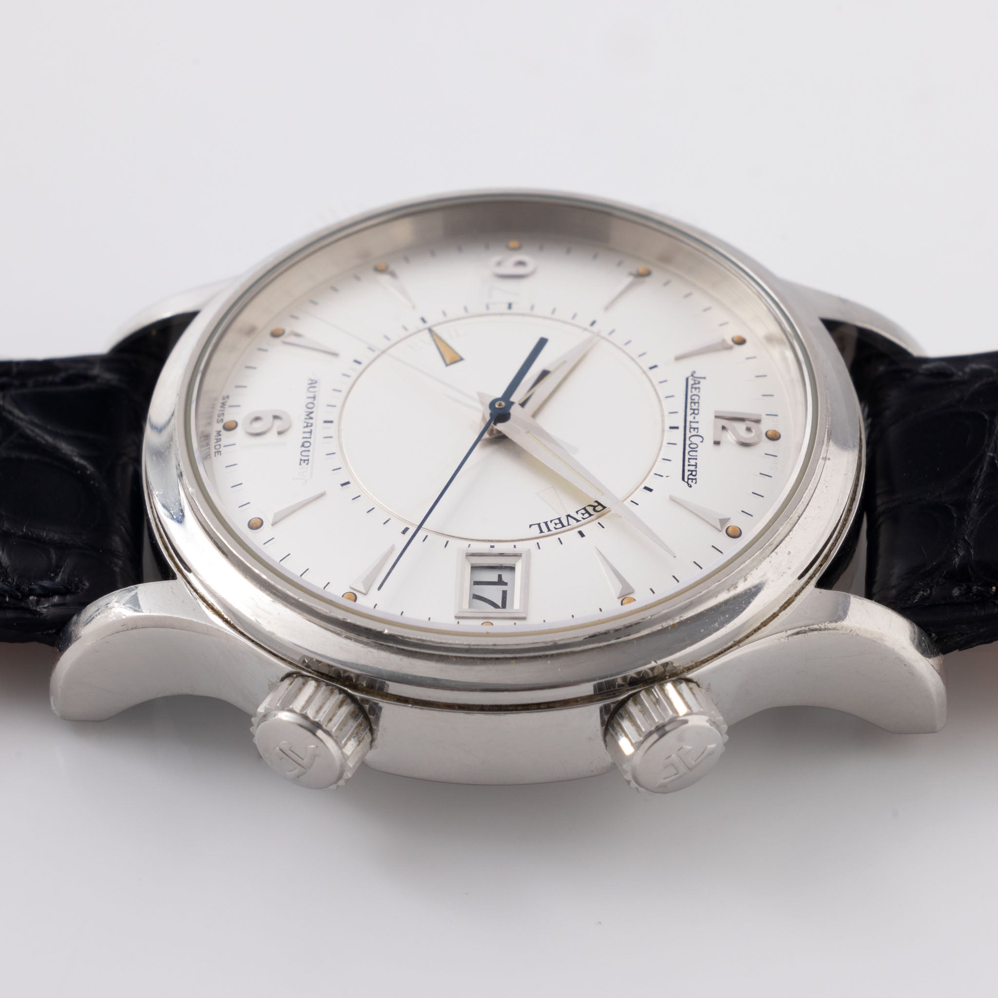 Jaeger le Coultre Master Control Memovox Silver Dial Ref 141.8.97