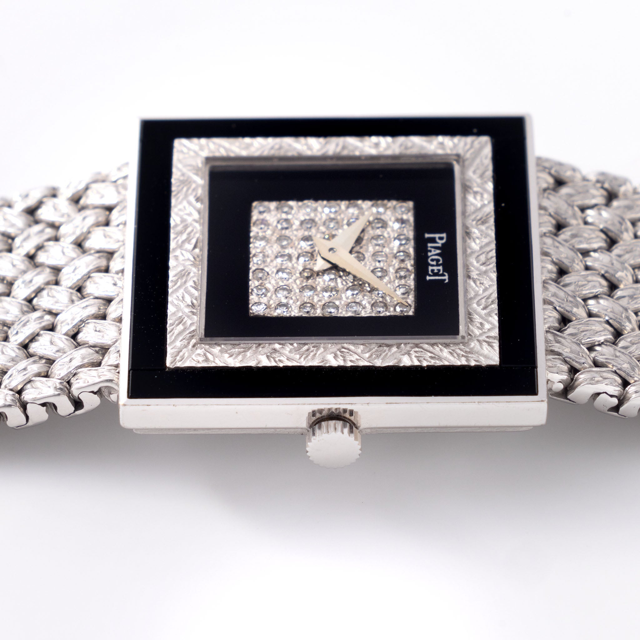 Piaget Altipiano White Gold Diamond and Onyx Dial Box and Papers Ref 9200