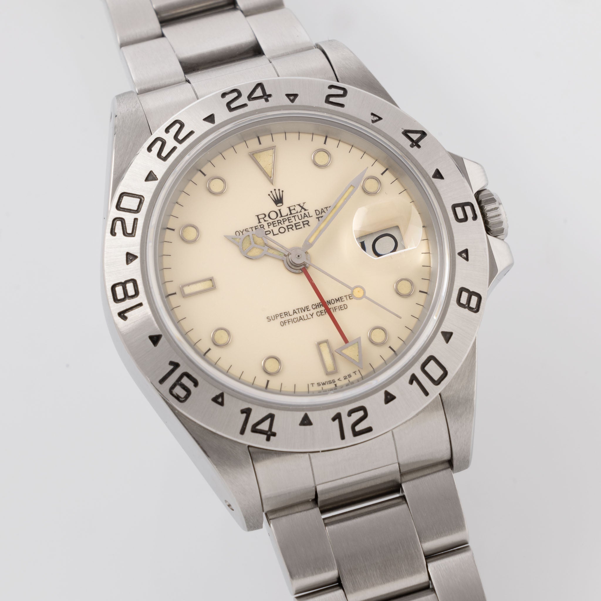 Rolex Explorer II 16550 “cream dial” with papers