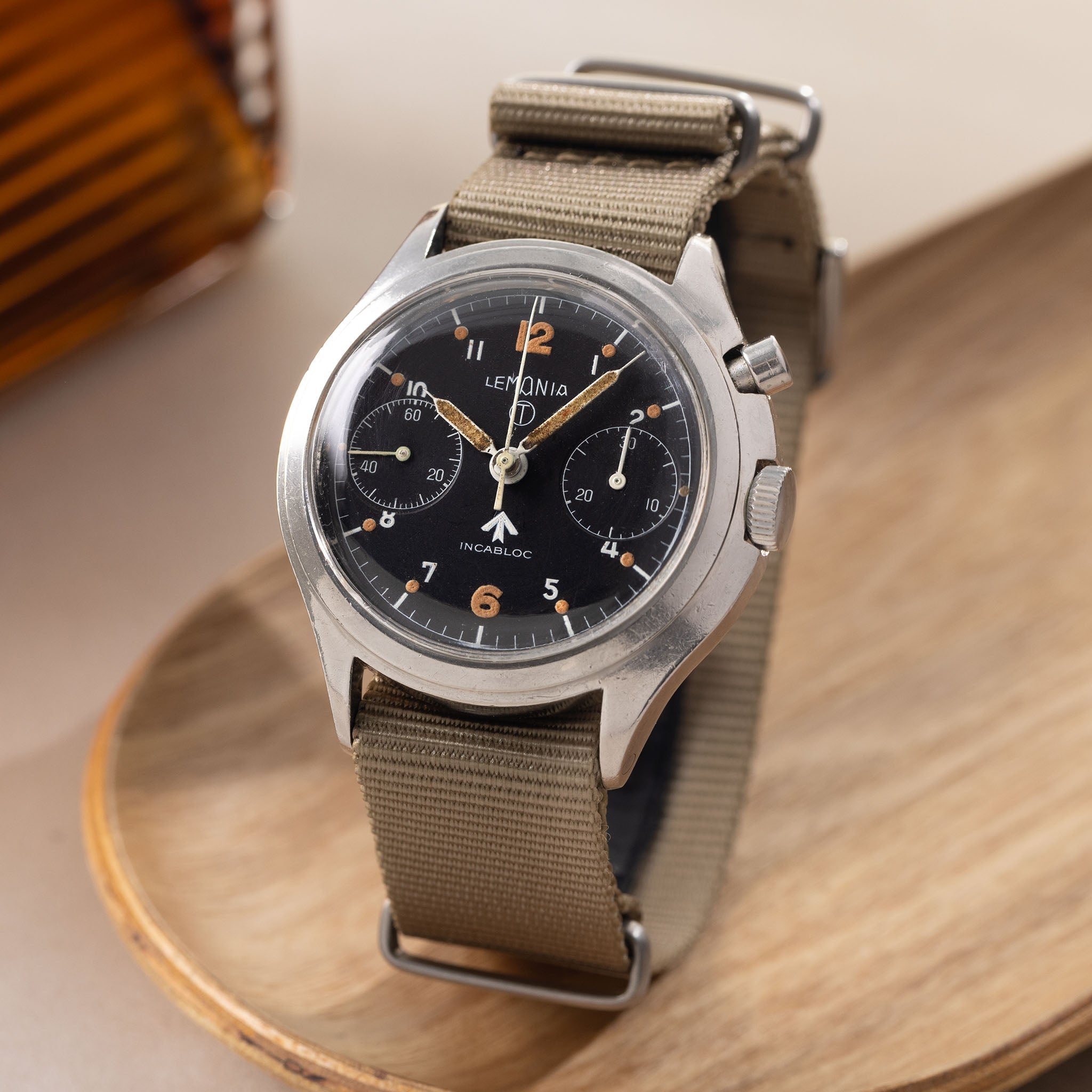 Lemania Monopusher Chronograph 6BB 
