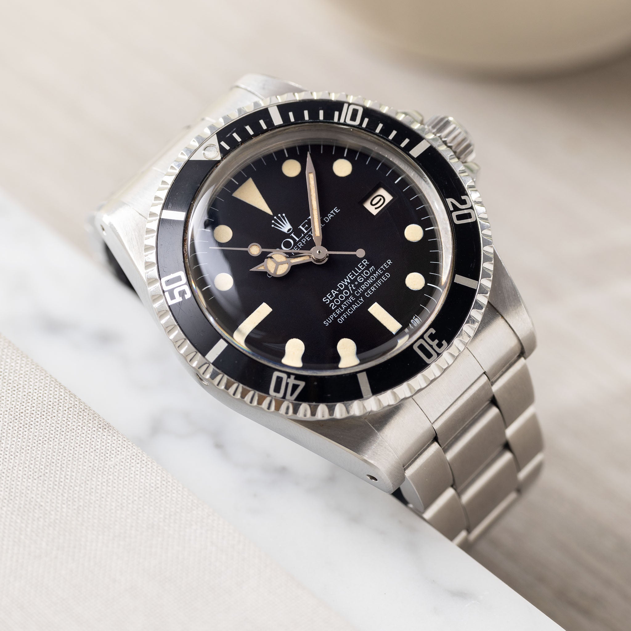 Ref 1665 1665 Great White Rolex Sea-Dweller 1665 'Rail' Dial