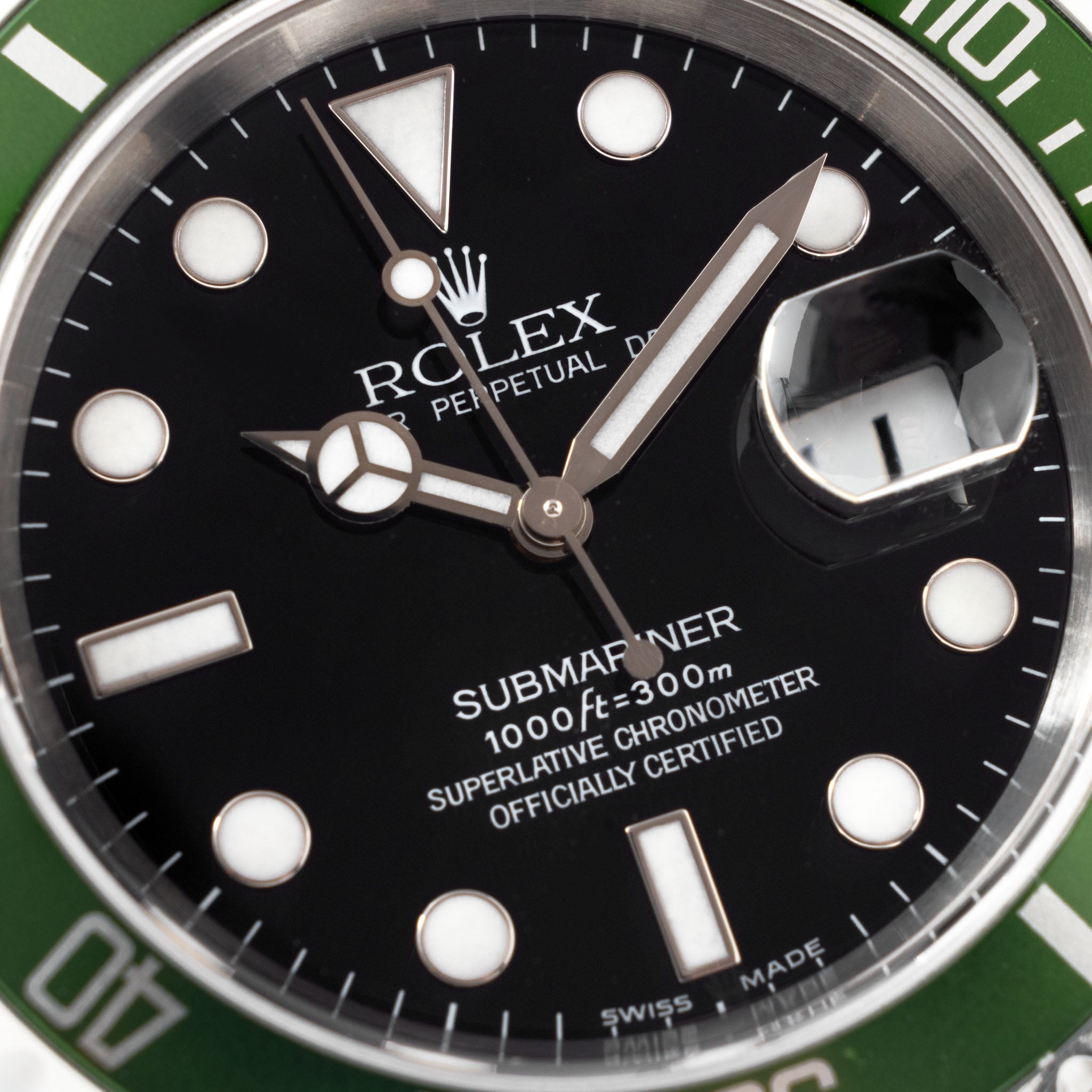 Rolex Submariner “Kermit - Flat Four” Submariner with Box and Hangtags Ref. 16610LV