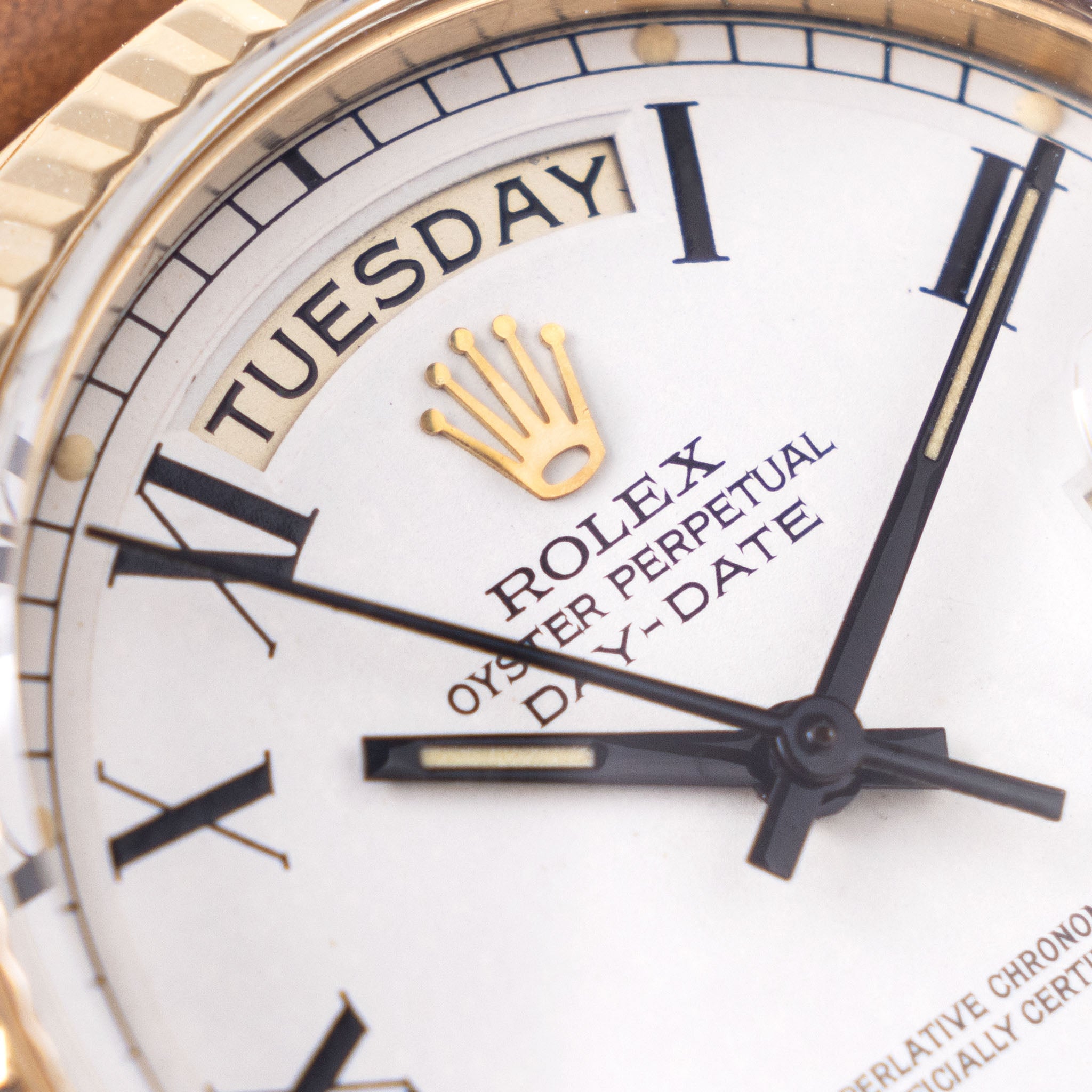 Rolex Day-Date White Buckley Dial Ref. 1803