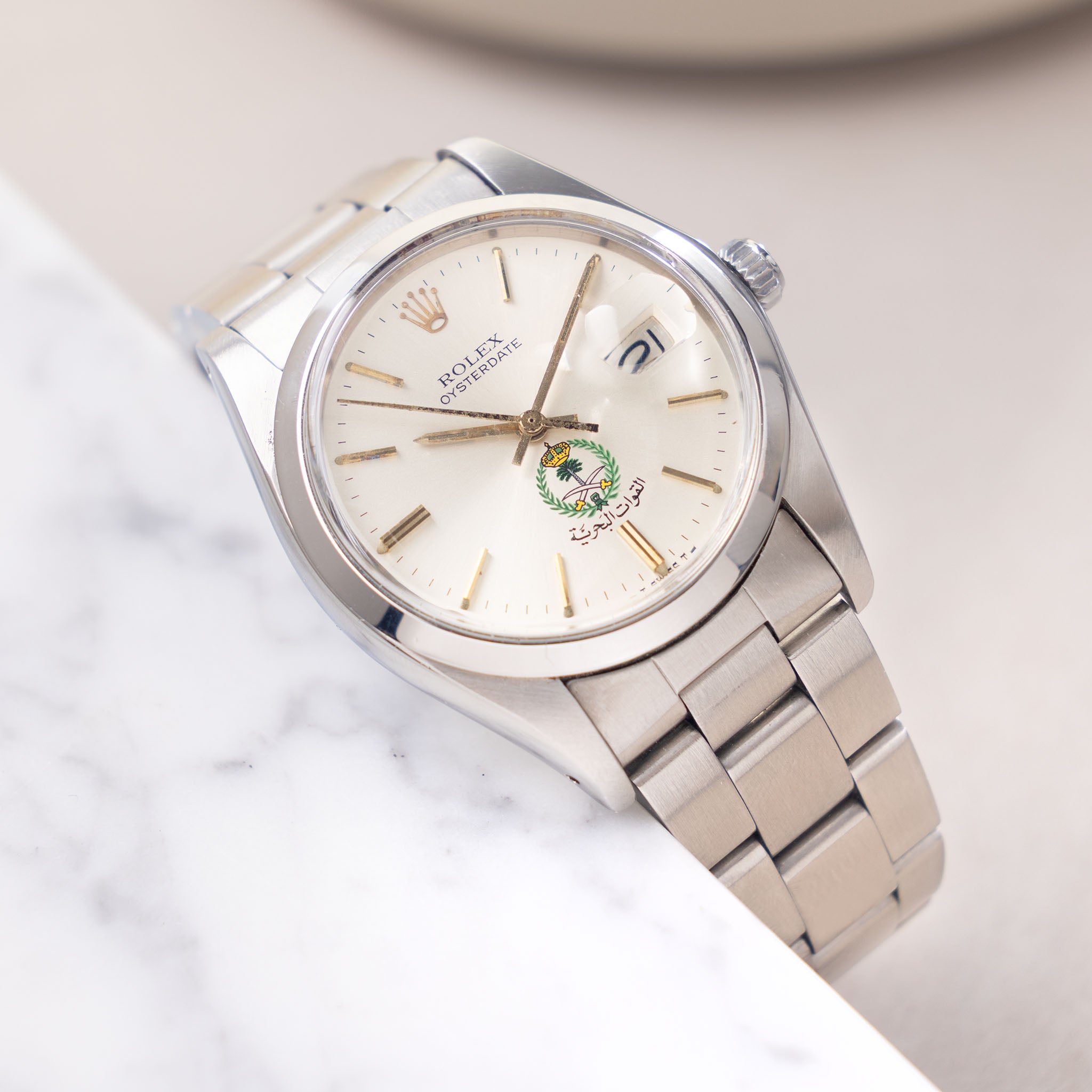 Rolex Oysterdate Saudi Armed Forces Logo Dial Ref. 6694