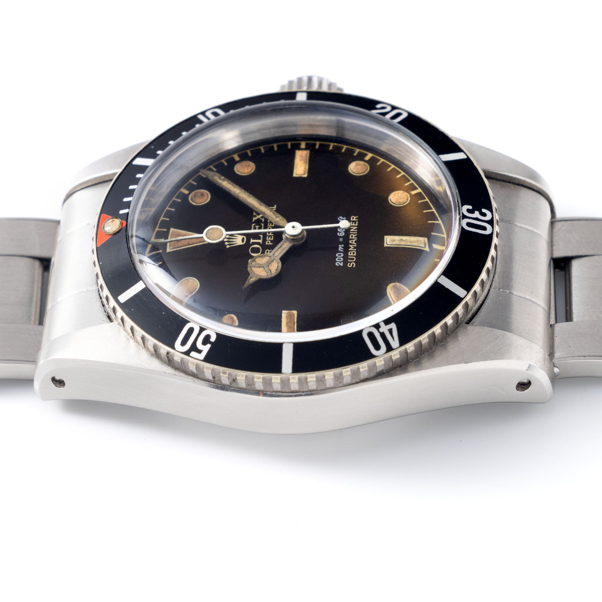 Rolex Submariner 6538 “Big crown” Tropical 2 liner dial