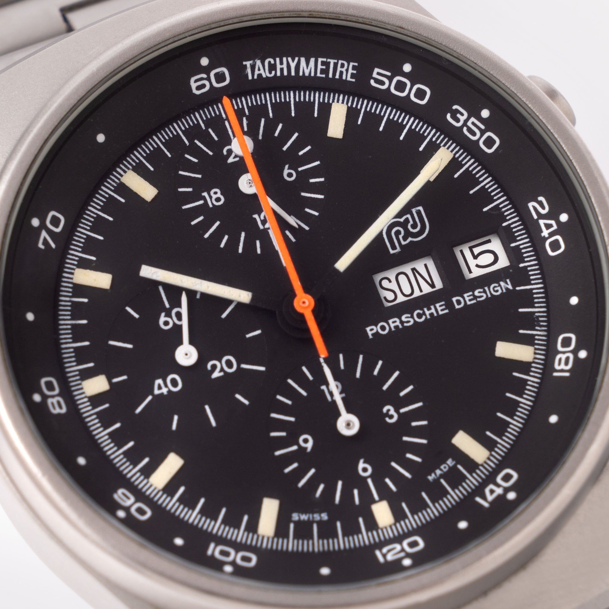 Porsche Design by Orfina Chronograph 1 ref. 7176D 'Lemania 5100" Sandblasted Grey