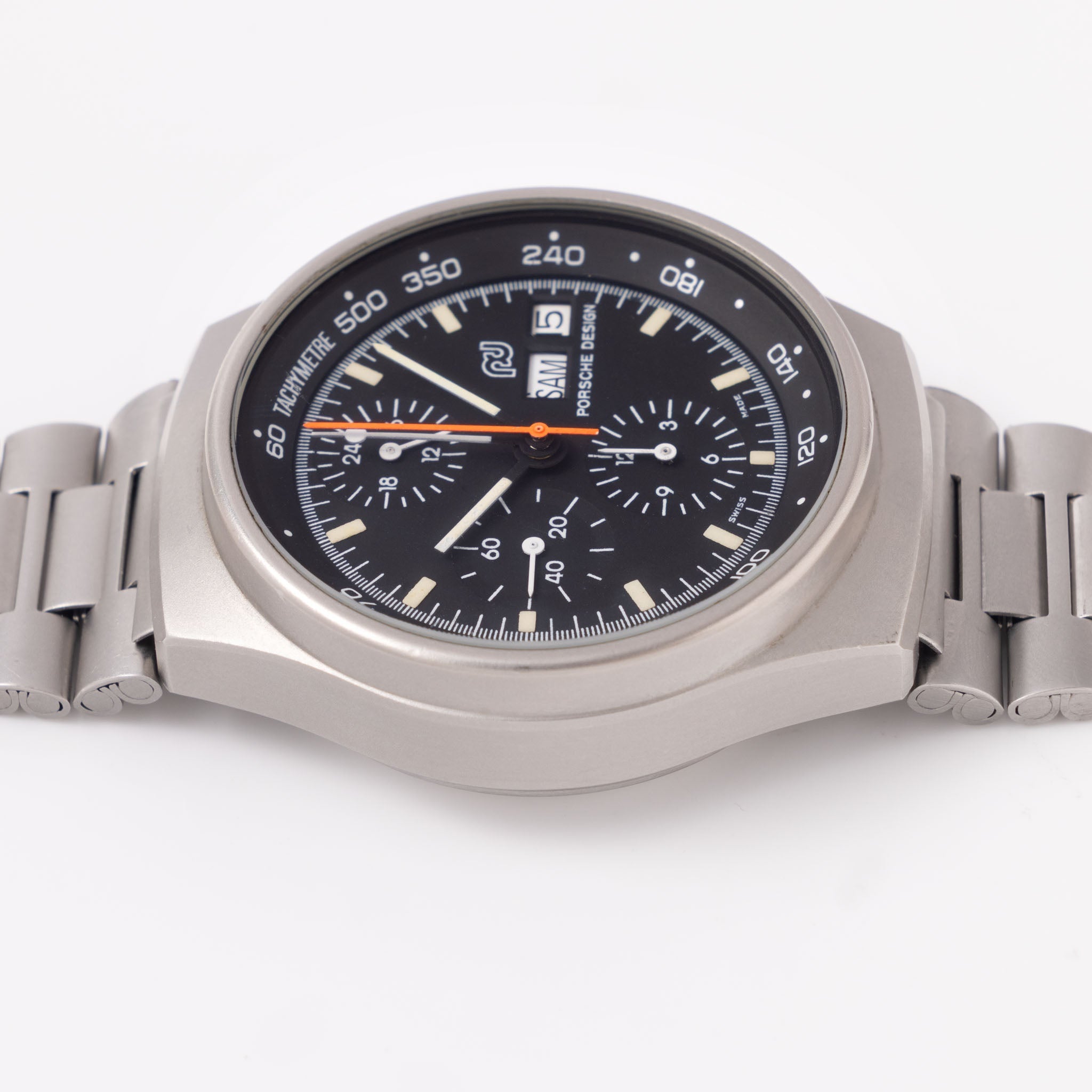 Porsche Design by Orfina Chronograph 1 ref. 7176D 'Lemania 5100" Sandblasted Grey