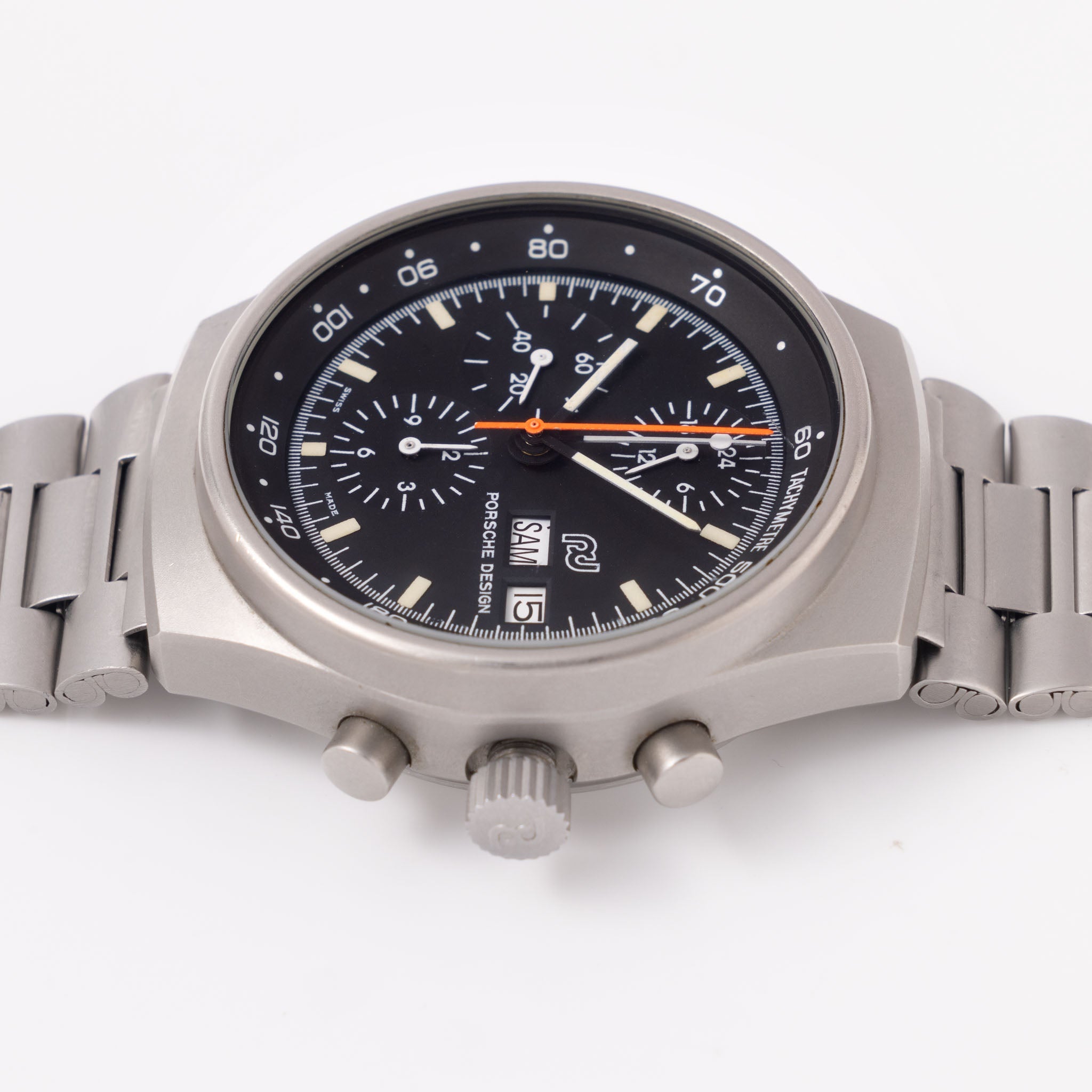 Porsche Design by Orfina Chronograph 1 ref. 7176D 'Lemania 5100" Sandblasted Grey