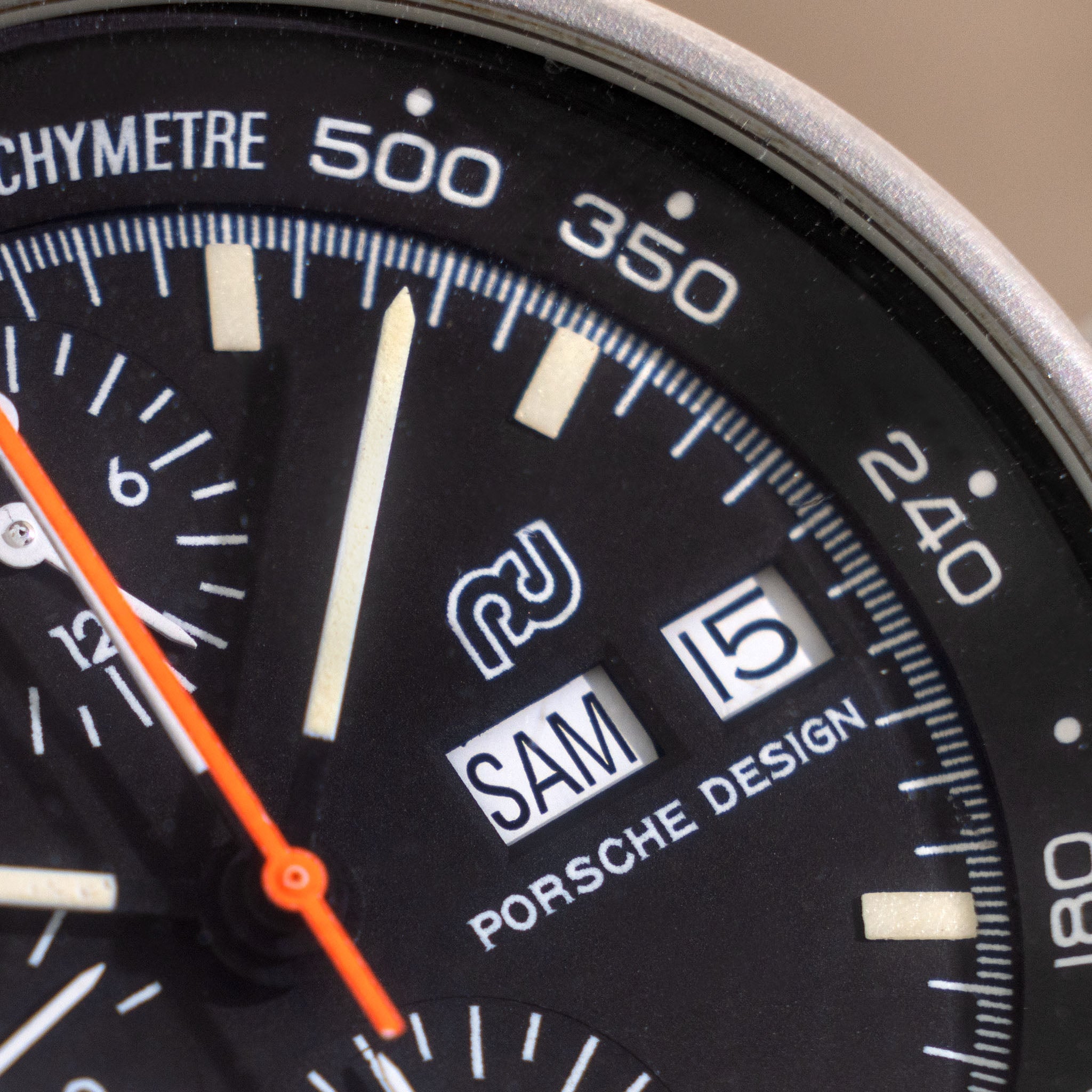 Porsche Design by Orfina Chronograph 1 ref. 7176D 'Lemania 5100" Sandblasted Grey