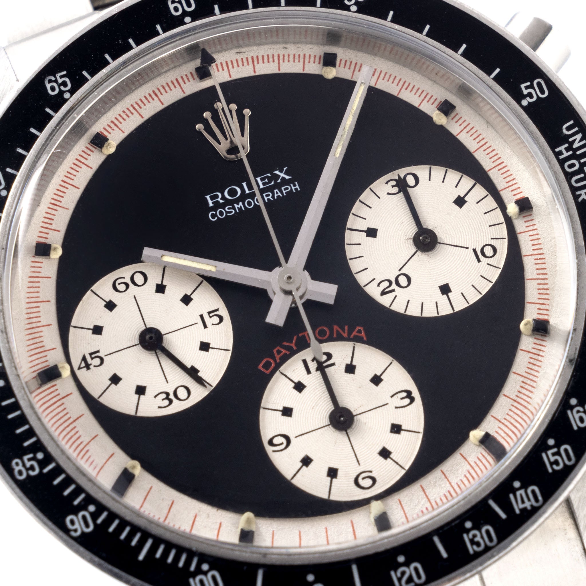 Rolex Cosmograph Daytona 6241 Black Tri-Color Paul Newman dial with Rolex service papers