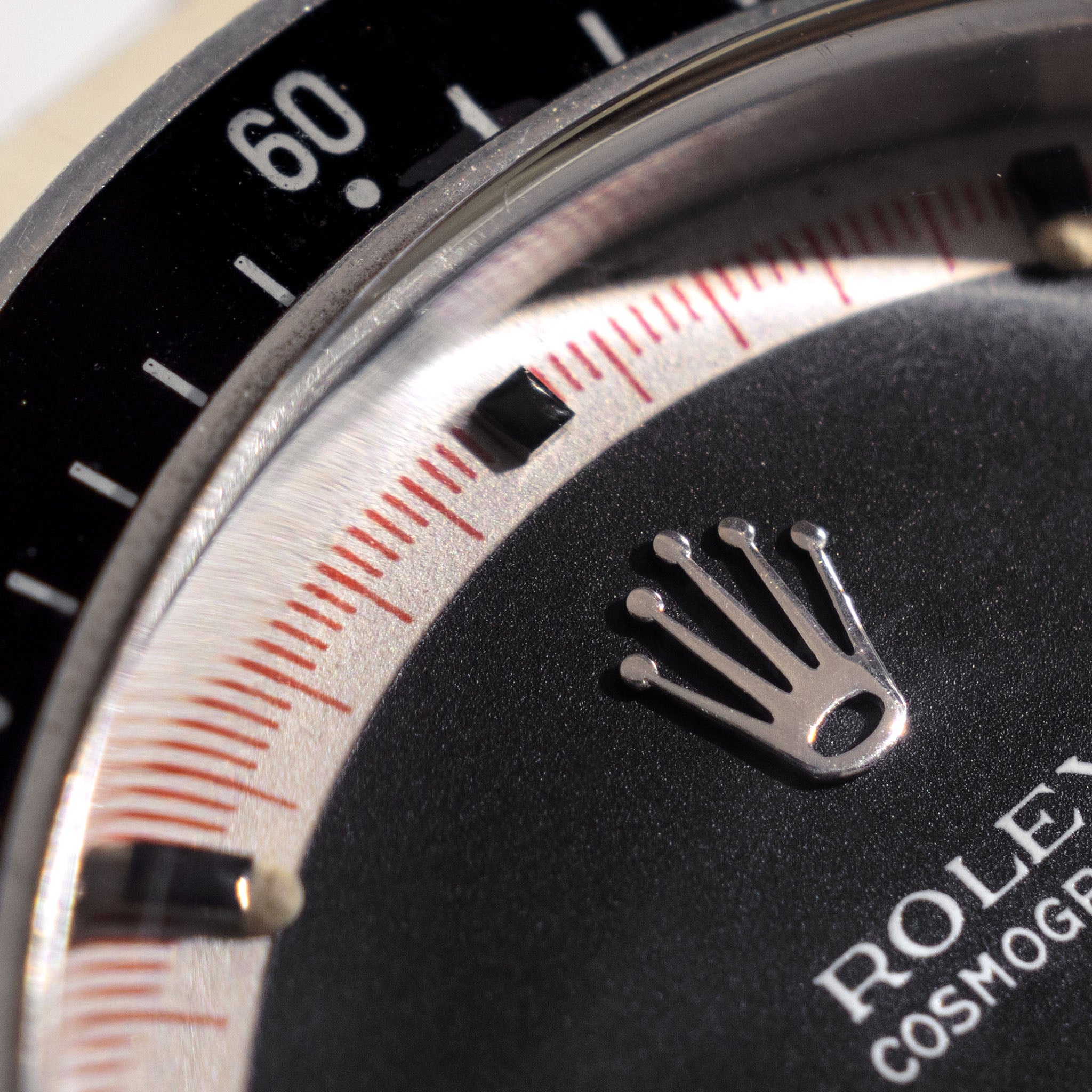 Rolex Cosmograph Daytona 6241 Black Tri-Color exotic dial with Rolex service papers