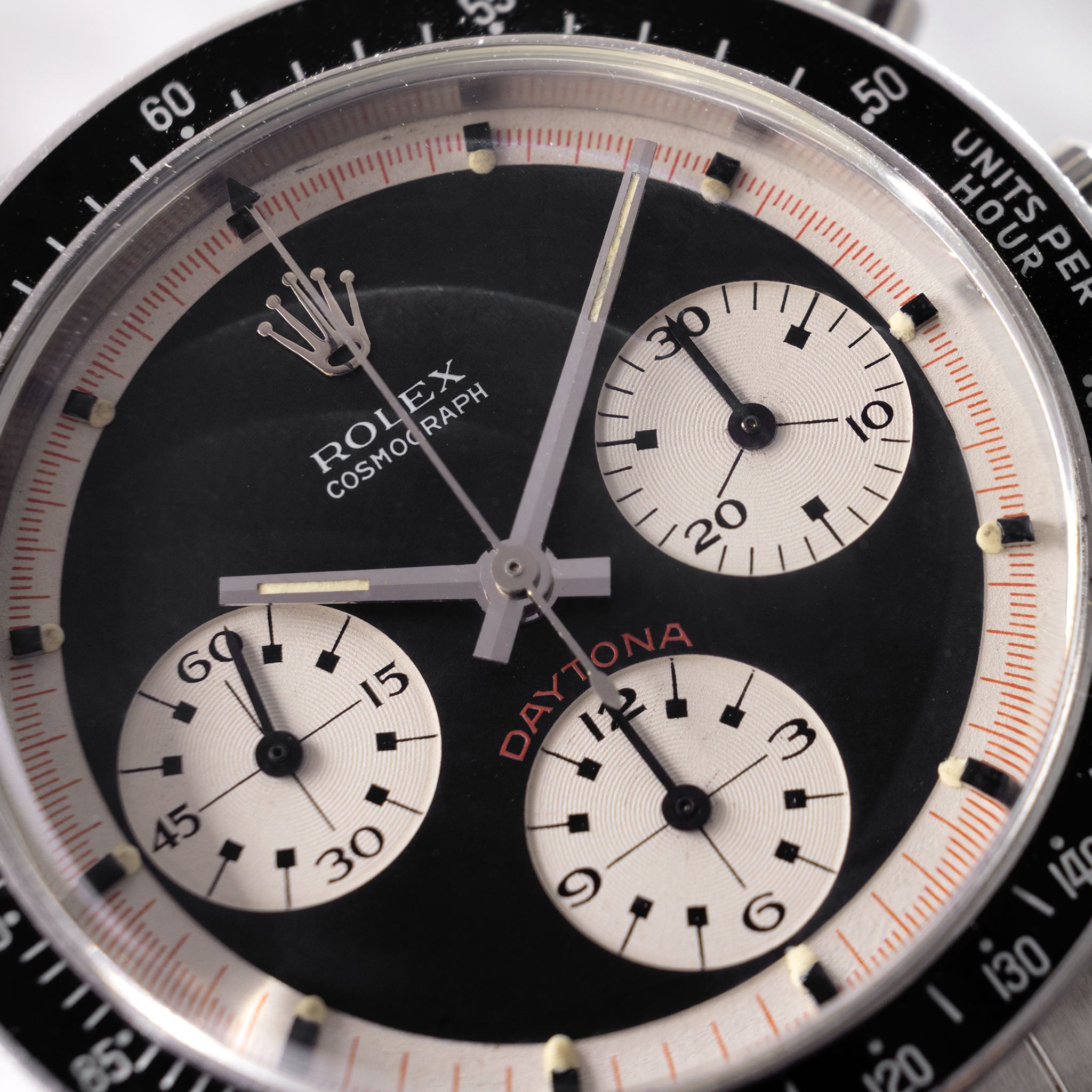 Rolex Cosmograph Daytona 6241 Black Tri-Color Paul Newman dial with Rolex service papers