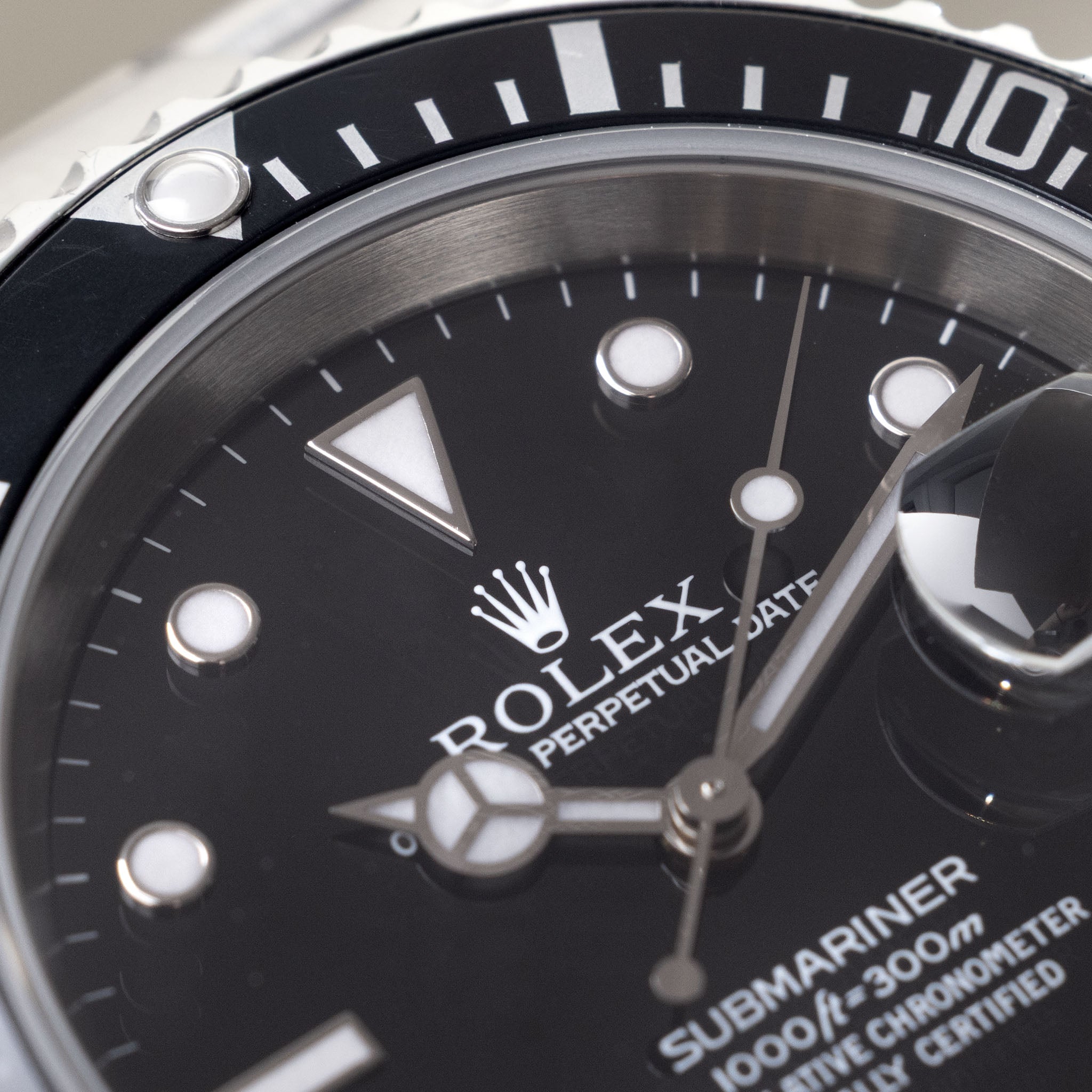 Rolex Submariner Date Ref. 16610 "Swiss Made" Dial with Warranty Paper