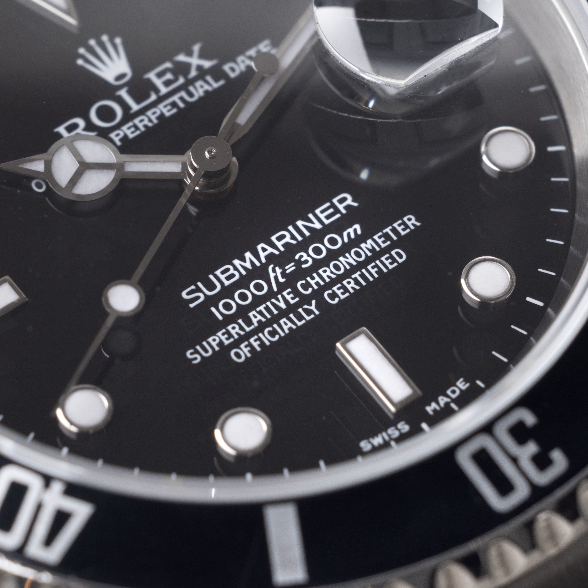 Rolex Submariner Date Ref. 16610 "Swiss Made" Dial with Warranty Paper