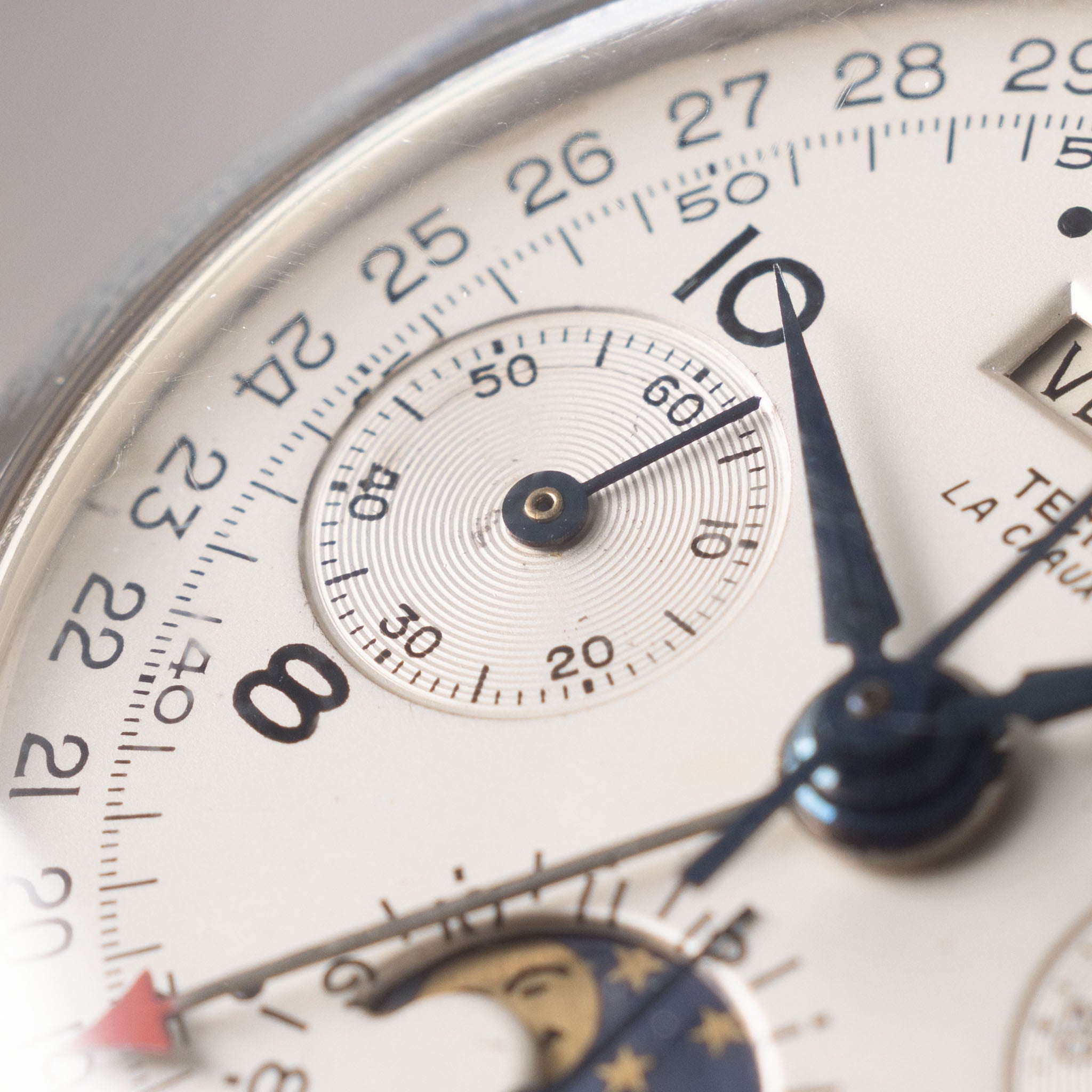 Technicum La chaux de fonds Triple Date Moonphase Chronograph “Datocompax” School Watch with provenance