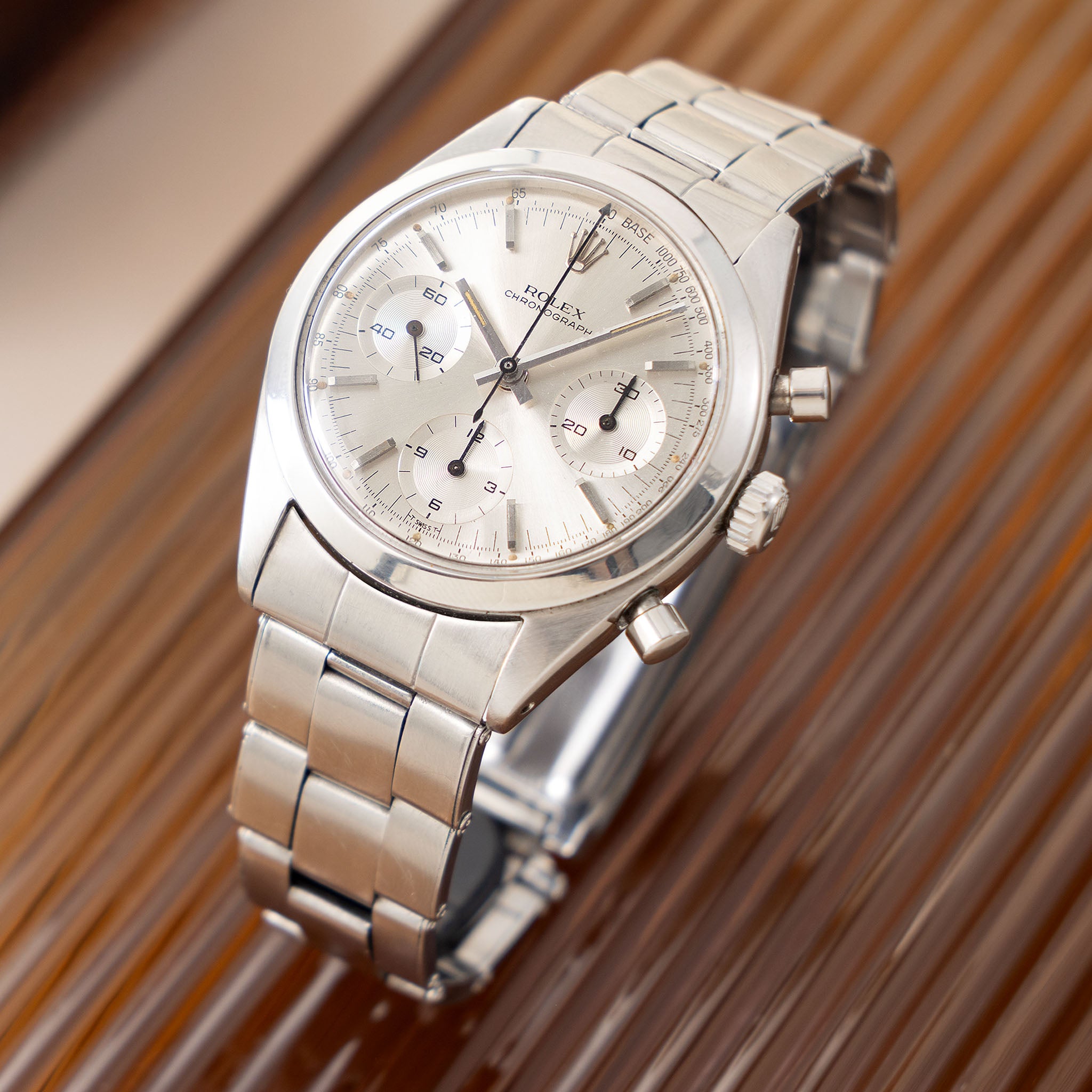 Rolex Chronograph "Pre-Daytona" 6238 Silver Dial