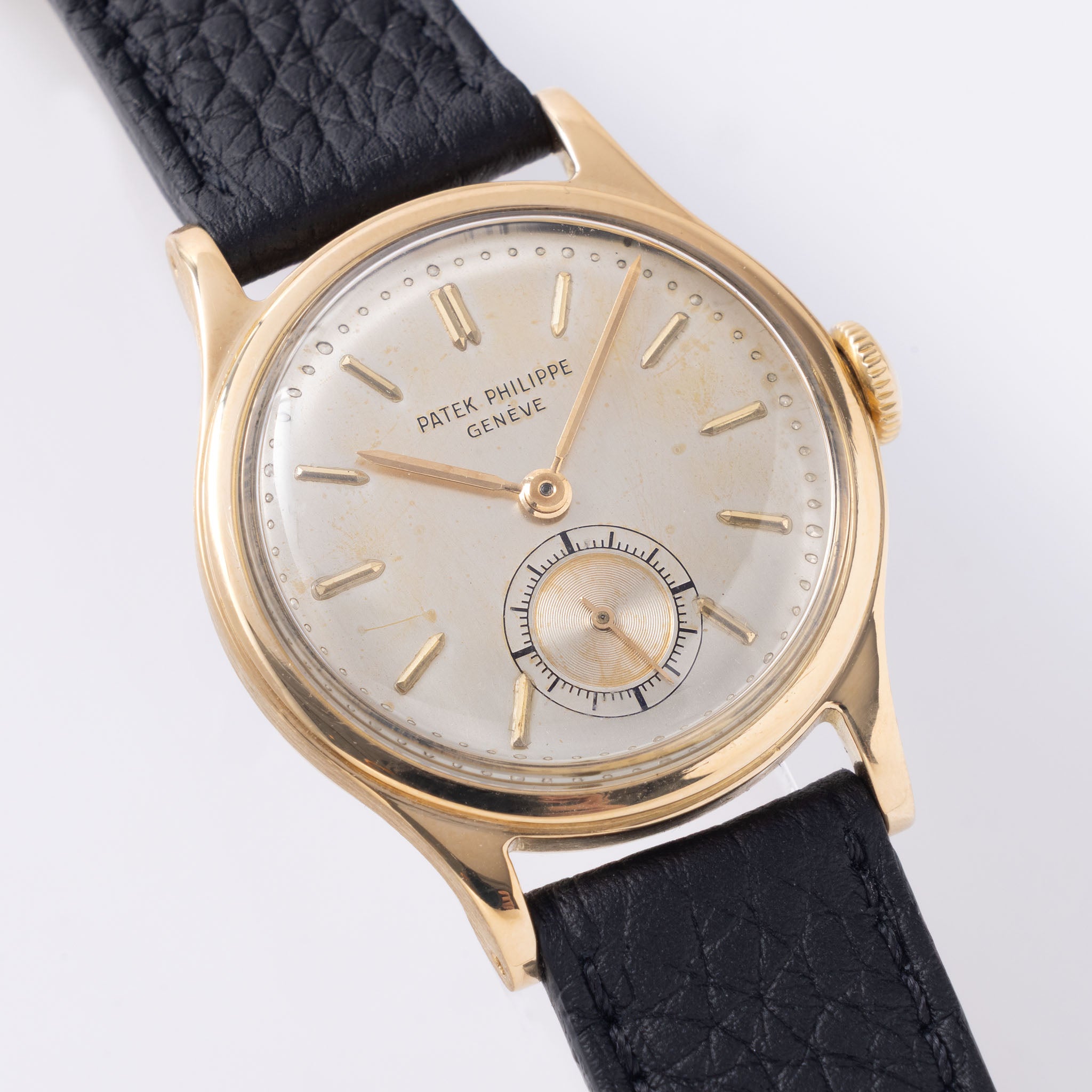 Patek Philippe Calatrava Aquatic ref. 2451 in 18k yellow gold Silver dial