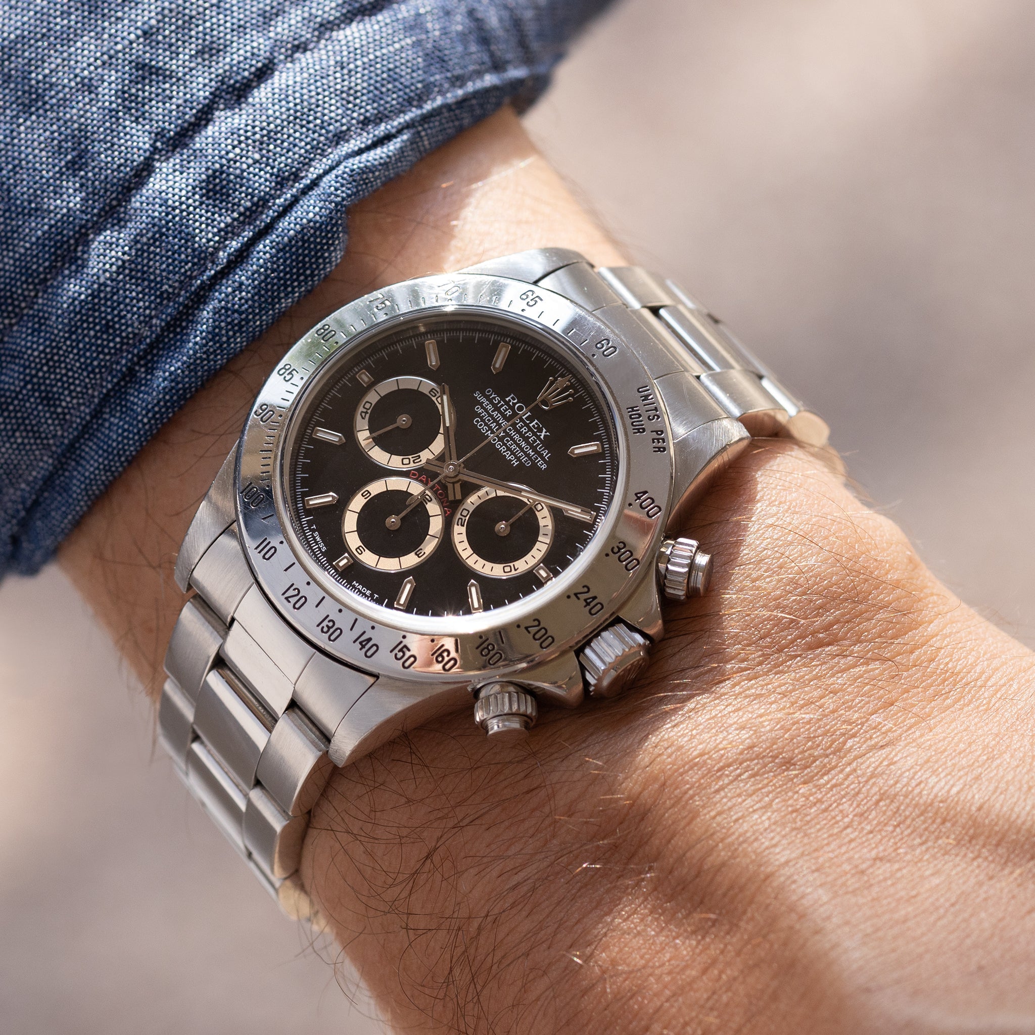 Rolex Cosmograph Daytona 16520 black MKVI dial with Box