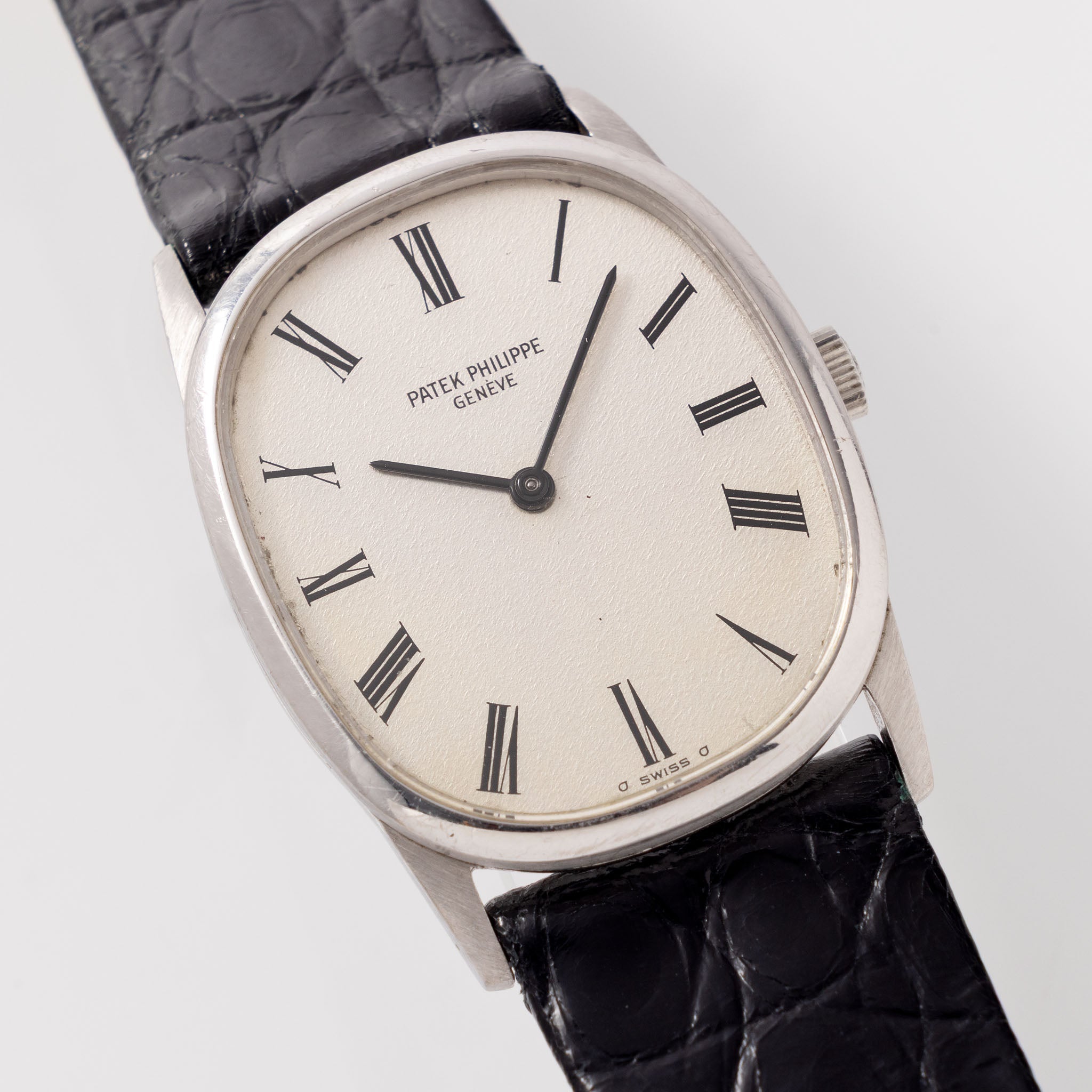 Patek Philippe Golden Ellipse 3546G Silver sigma dial in 18k white gold