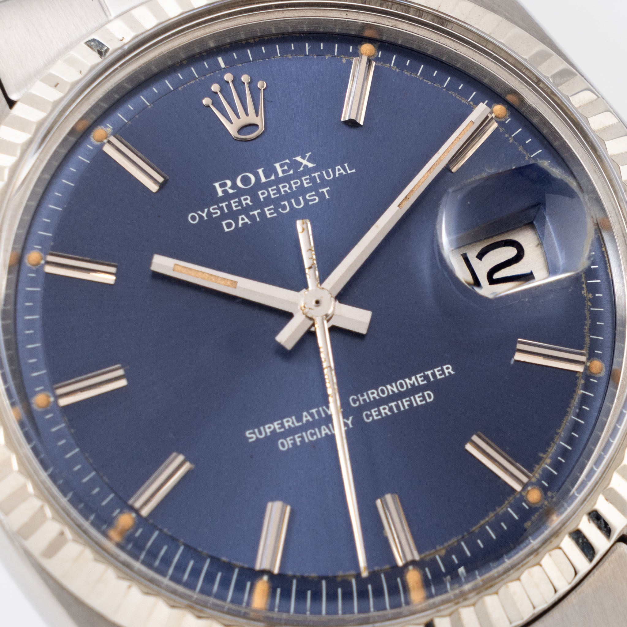 Rolex Datejust 1601 Blue Sigma Soleil Dial