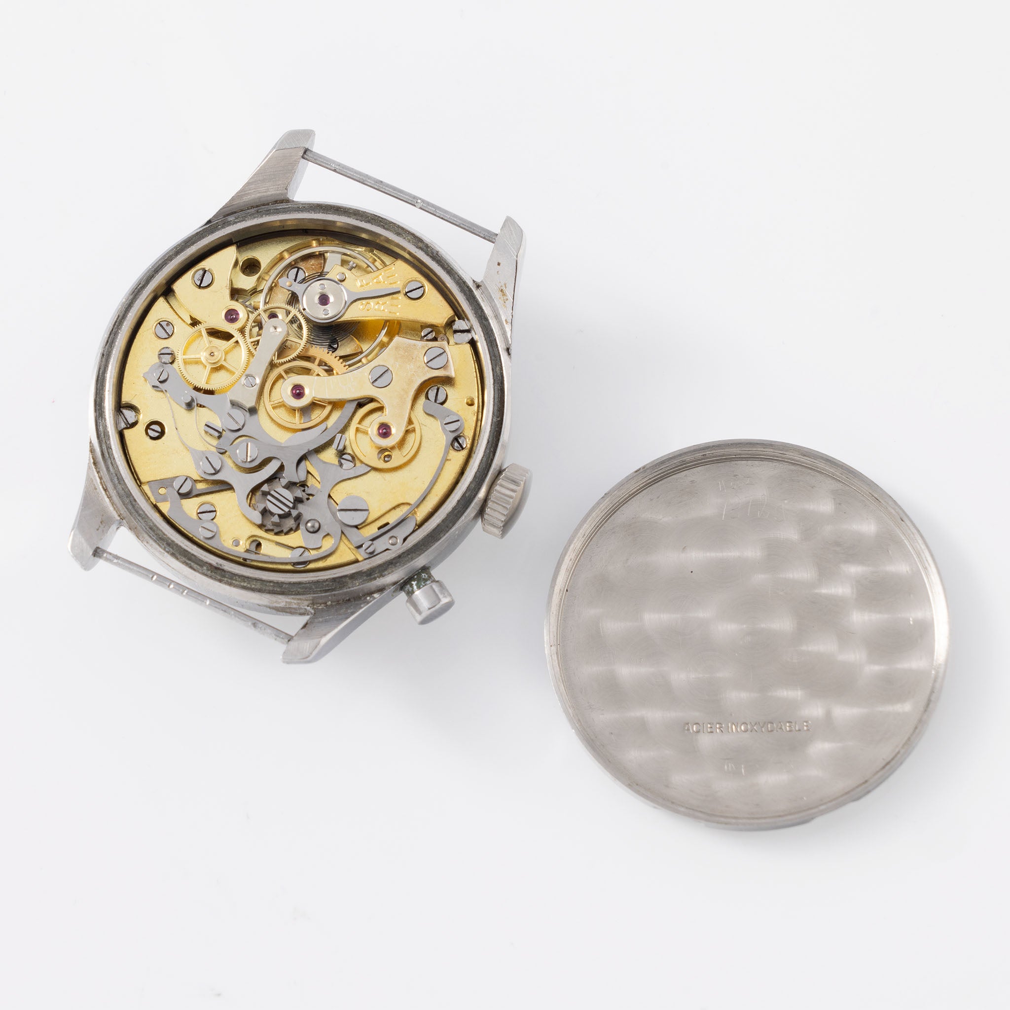 Lemania Monopusher Chronograph Issued to British Armed Forces