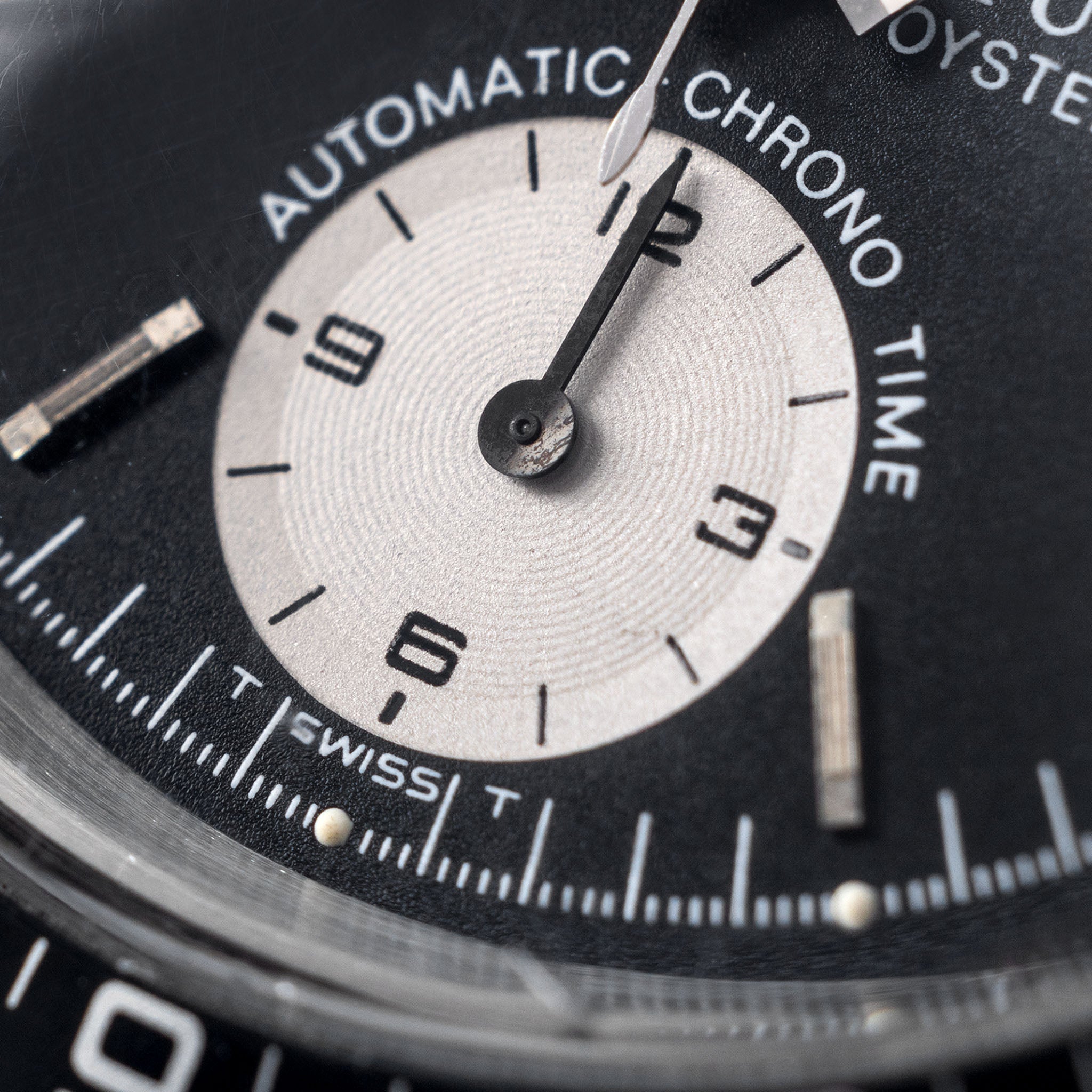 Tudor Oysterdate Big Block Chronograph Black Dial ref. 79170