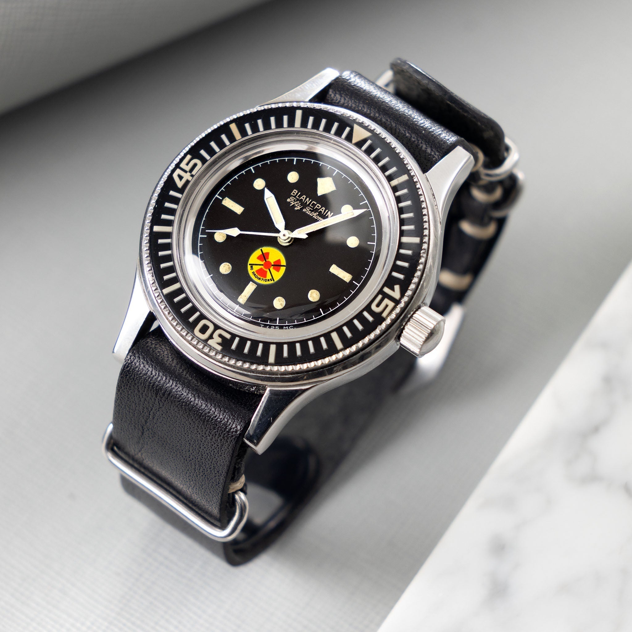 Blancpain Fifty Fathoms No-Rad Bundeswehr Dive Watch with Blancpain Heritage Restoration