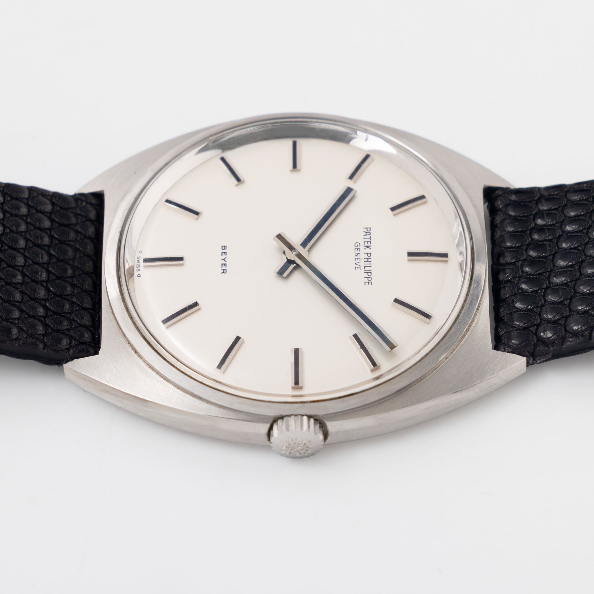 Patek Philippe Calatrava 3574 Silver dial "Beyer" in Steel Execution with Box