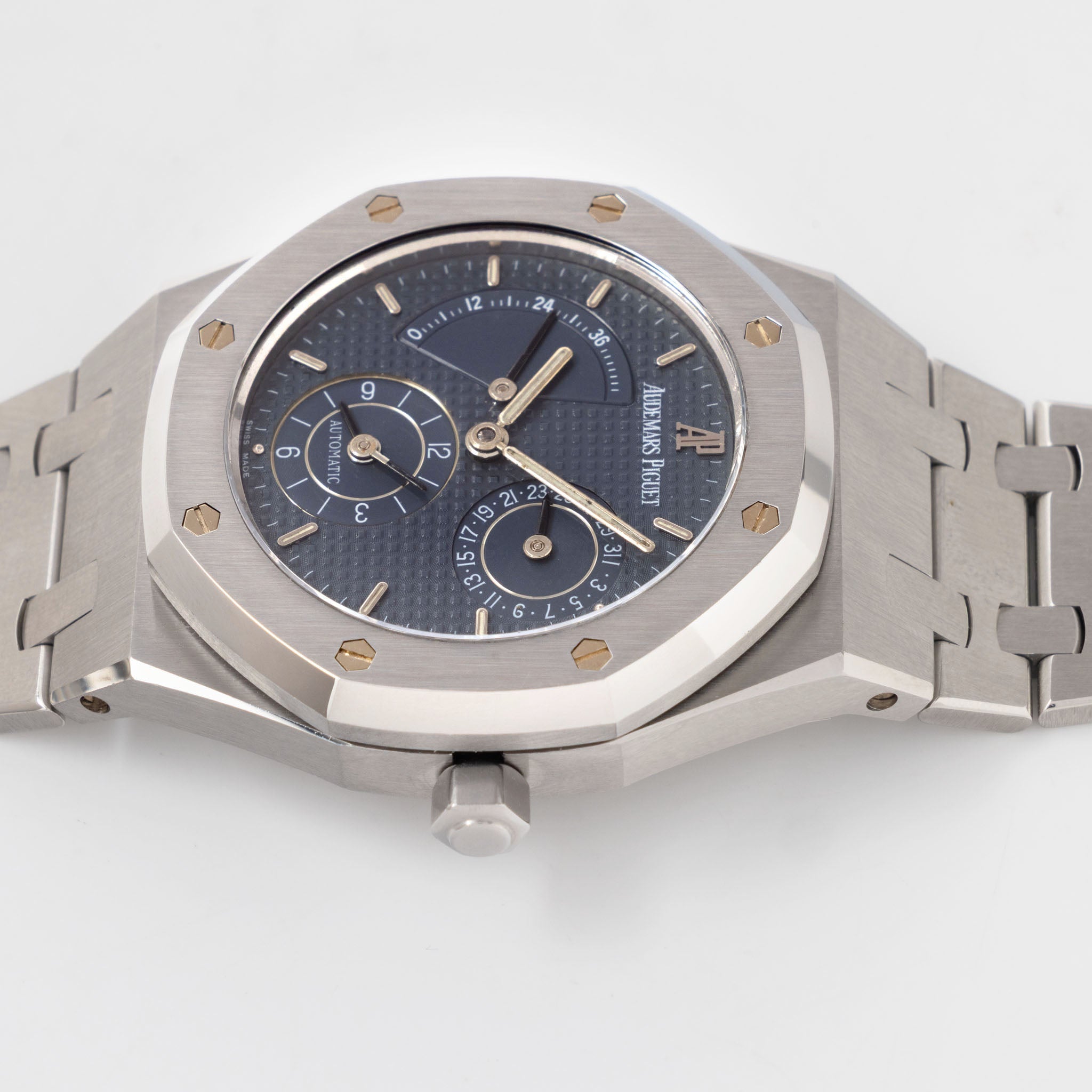 Audemars Piguet Royal-Oak Dual Time Blue Dial ref. 25730ST