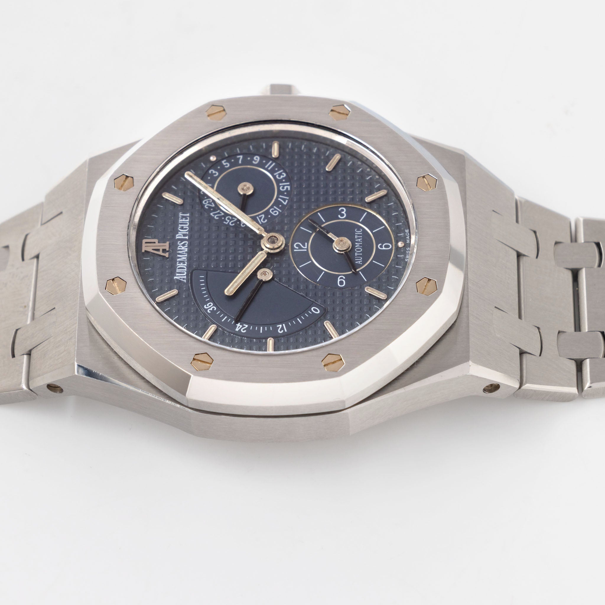 Audemars Piguet Royal-Oak Dual Time Blue Dial ref. 25730ST